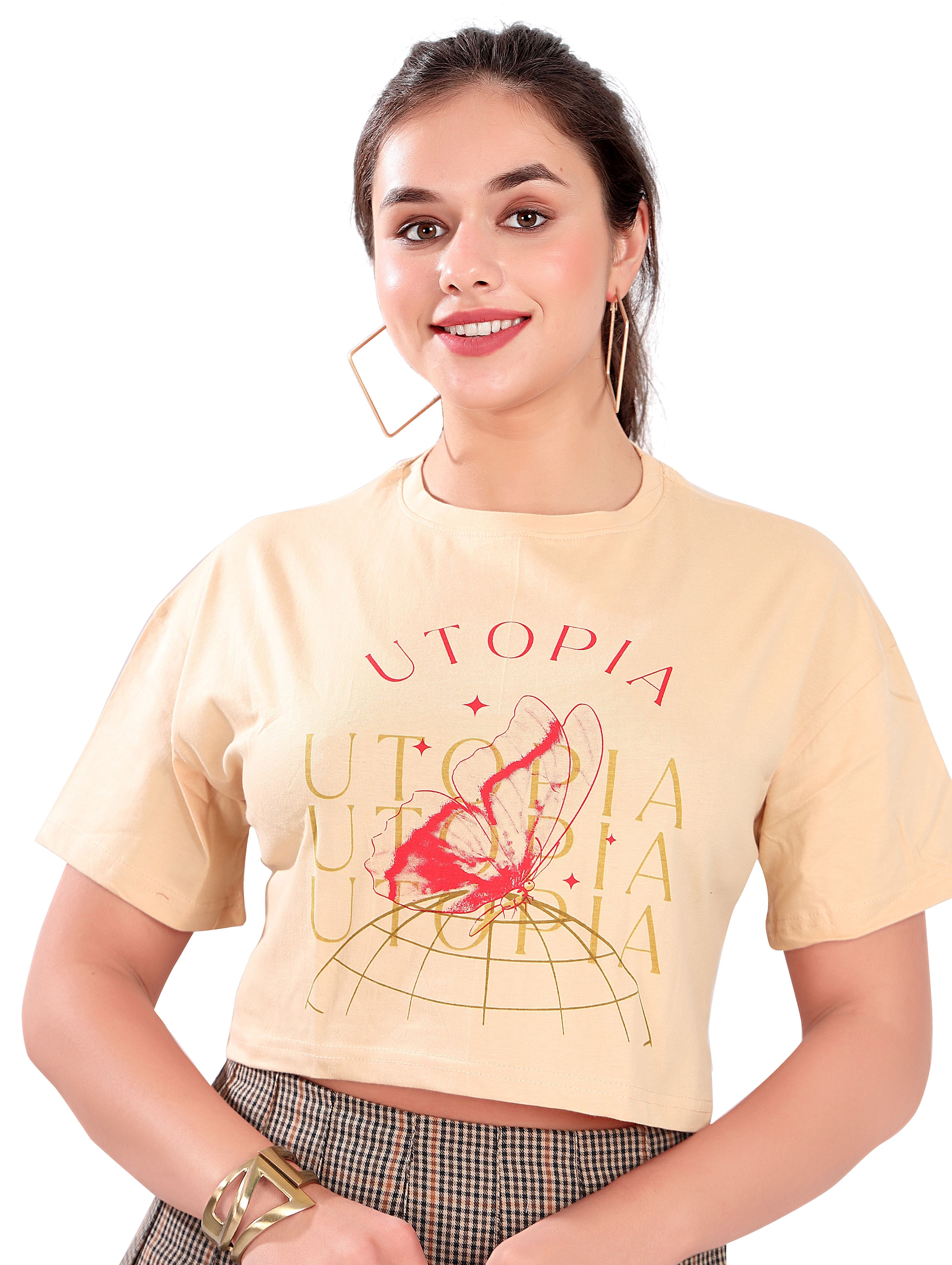 Utopia loose crop top