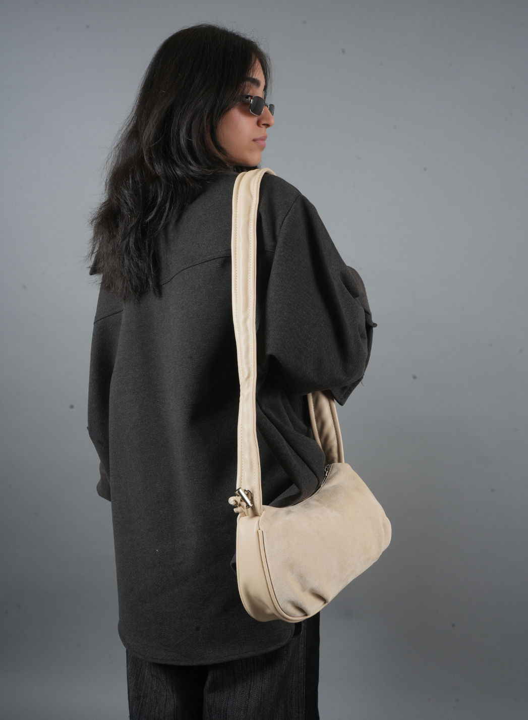 Sand Suede Bag
