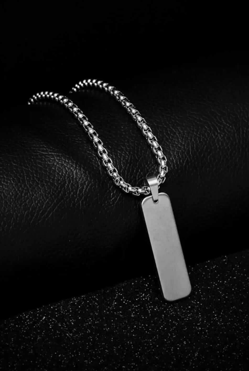 Silver-Plated Pendant For Men By Offmint