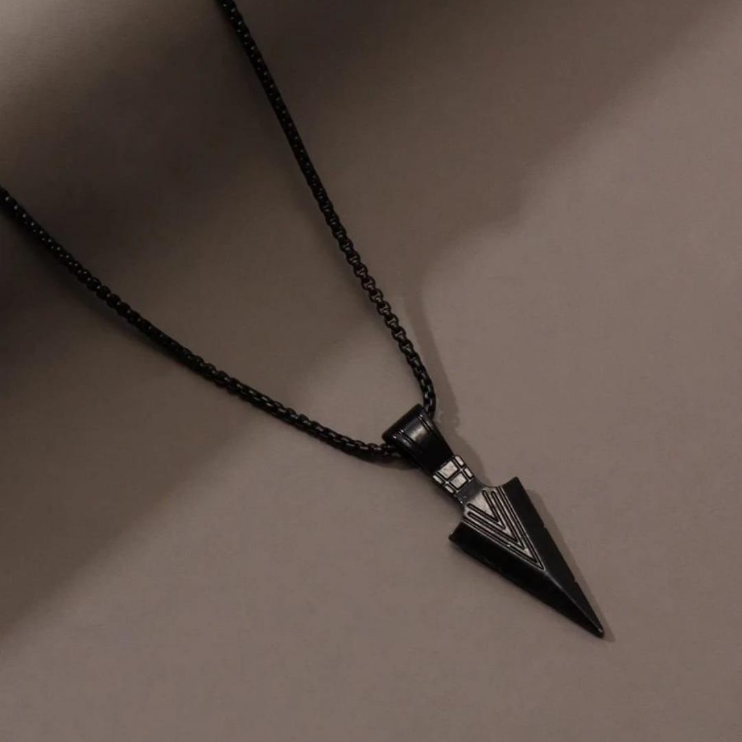 Black Arrow Pendant For Men By Offmint