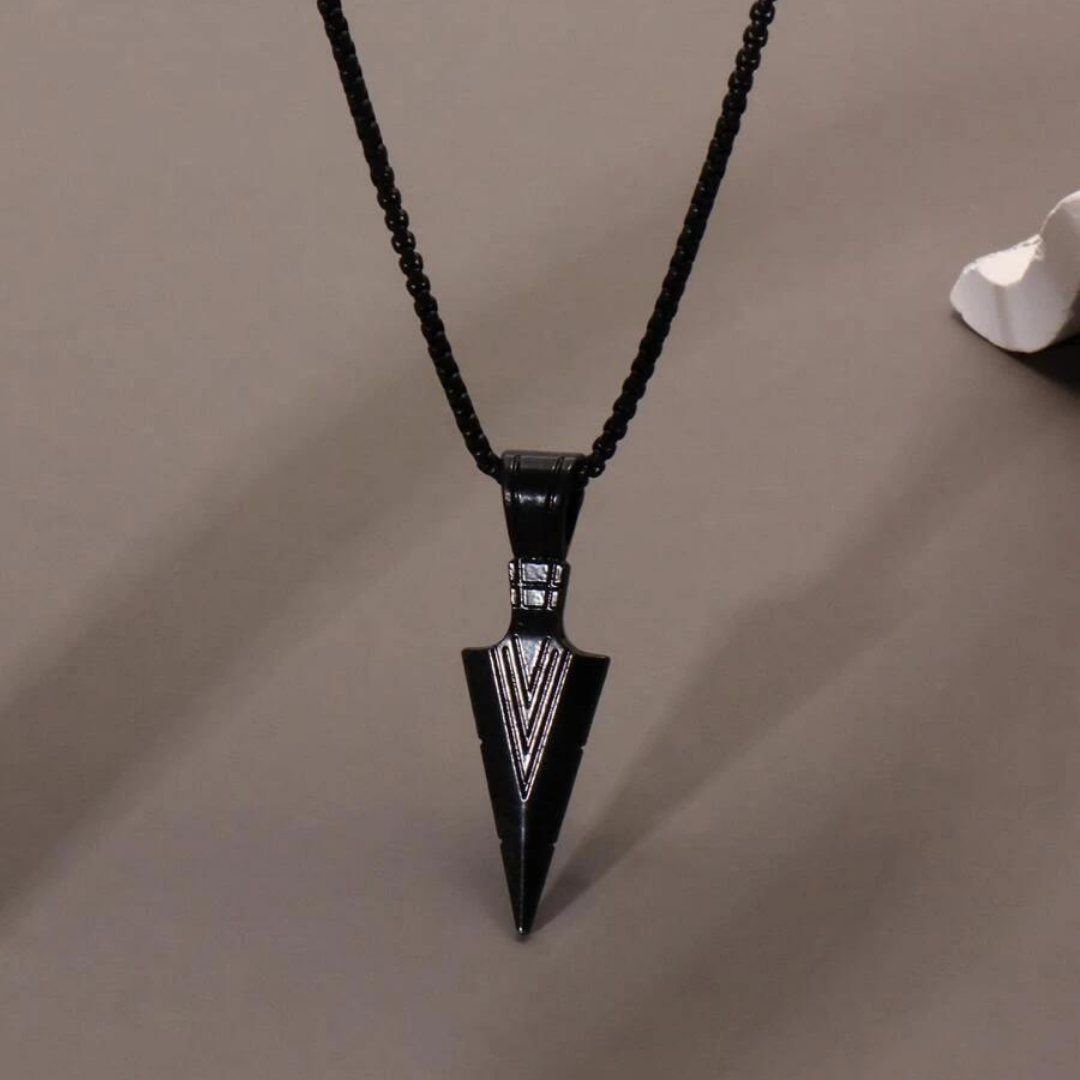 Black Arrow Pendant For Men By Offmint