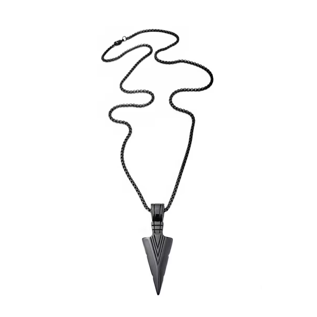 Black Arrow Pendant For Men By Offmint