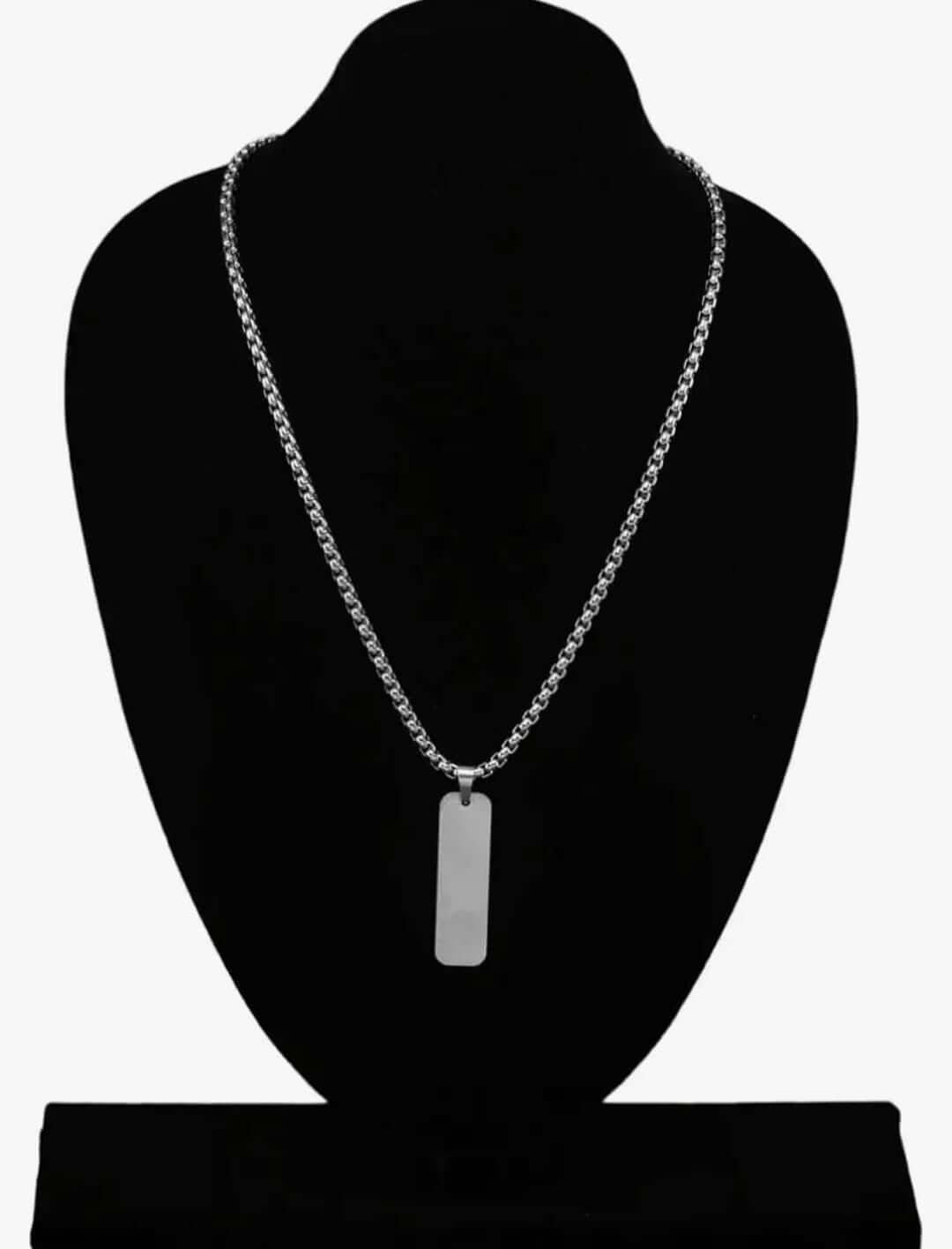 Silver-Plated Pendant For Men By Offmint