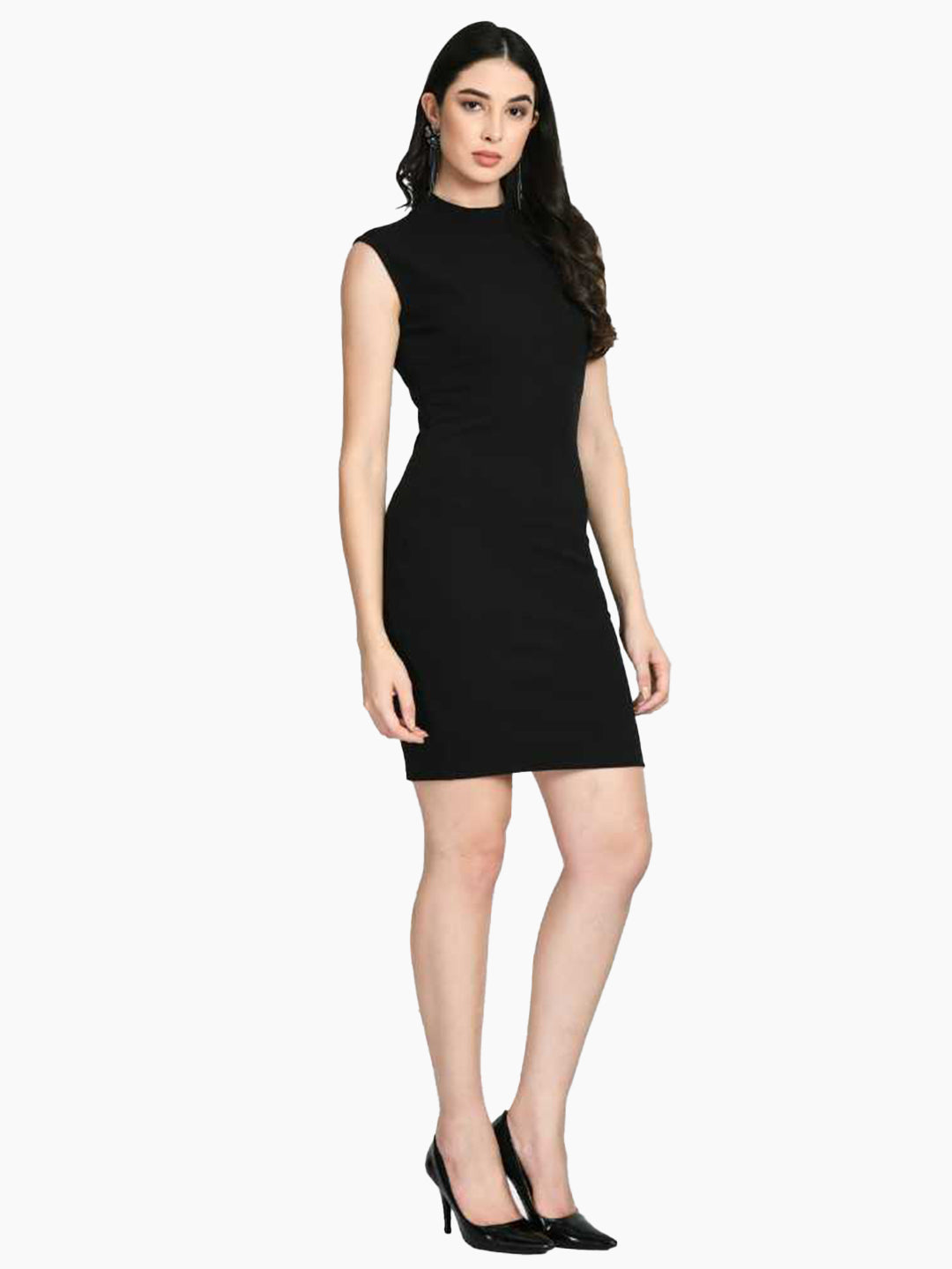 Long Sleeve Pencil Dress by Offmint