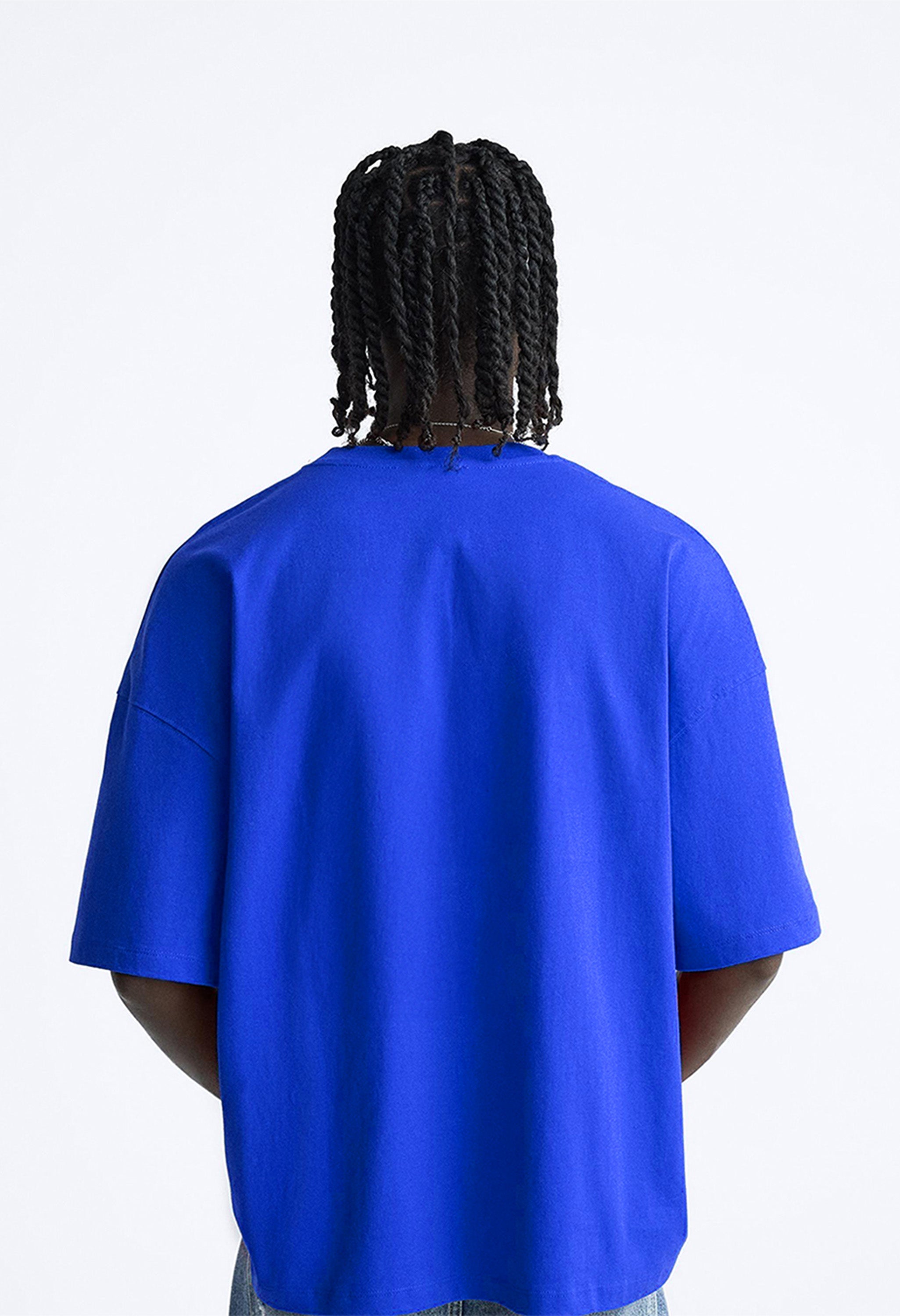 Blue Oversized T-shirt By Offmint