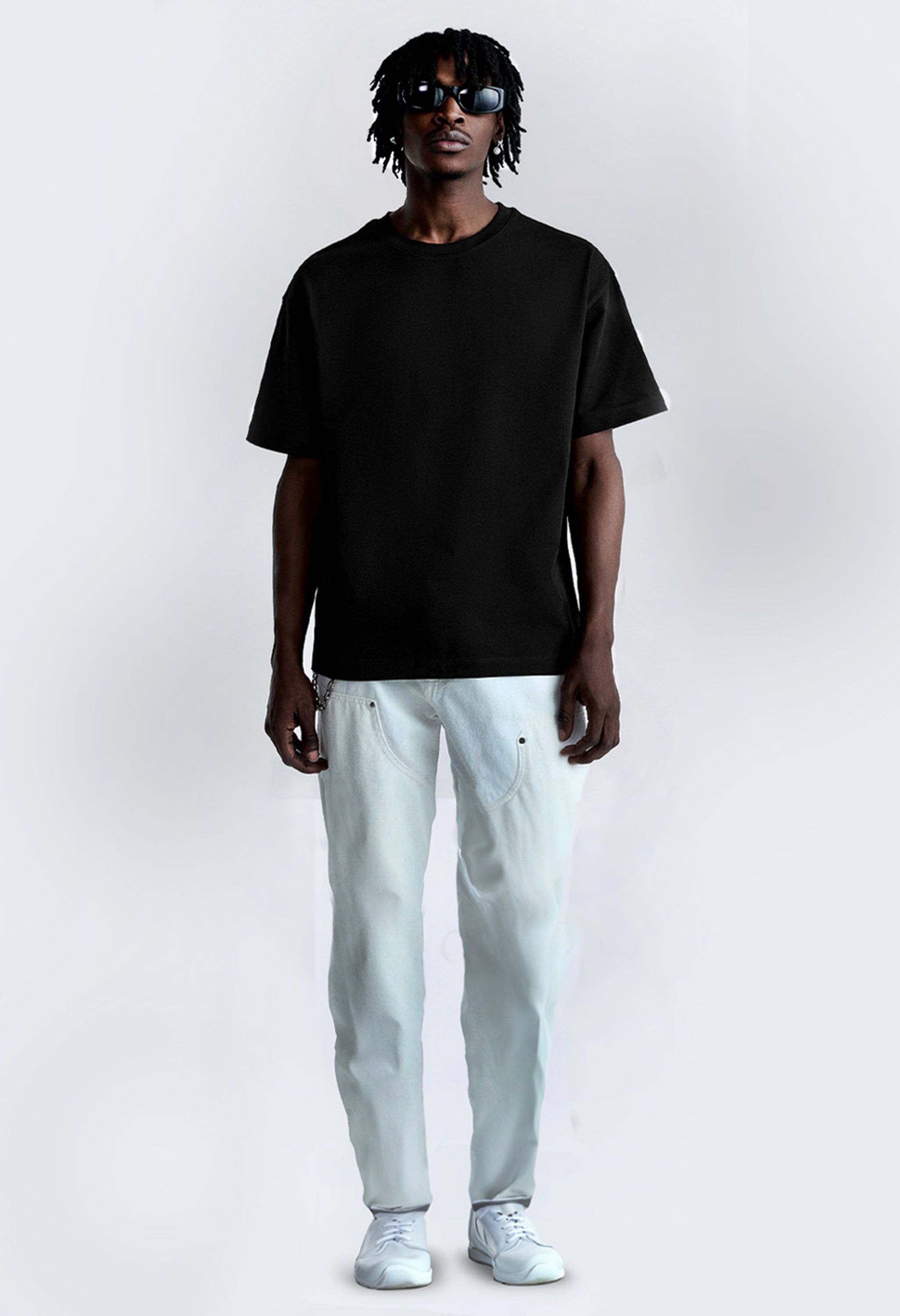 Skull Diamond Printed Oversized T-Shirt By Offmint