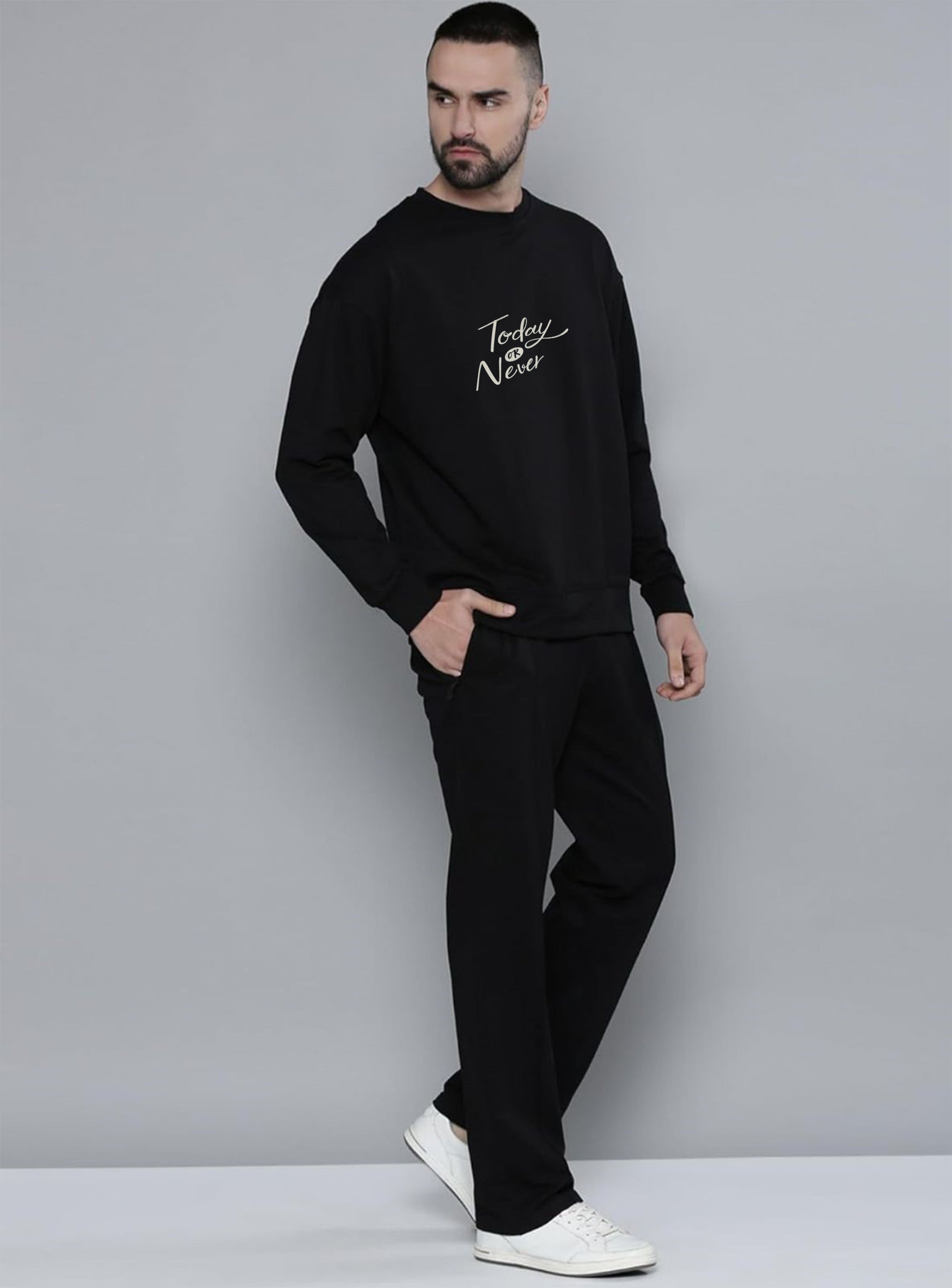 Today Or Never Black Co-ords By Offmint