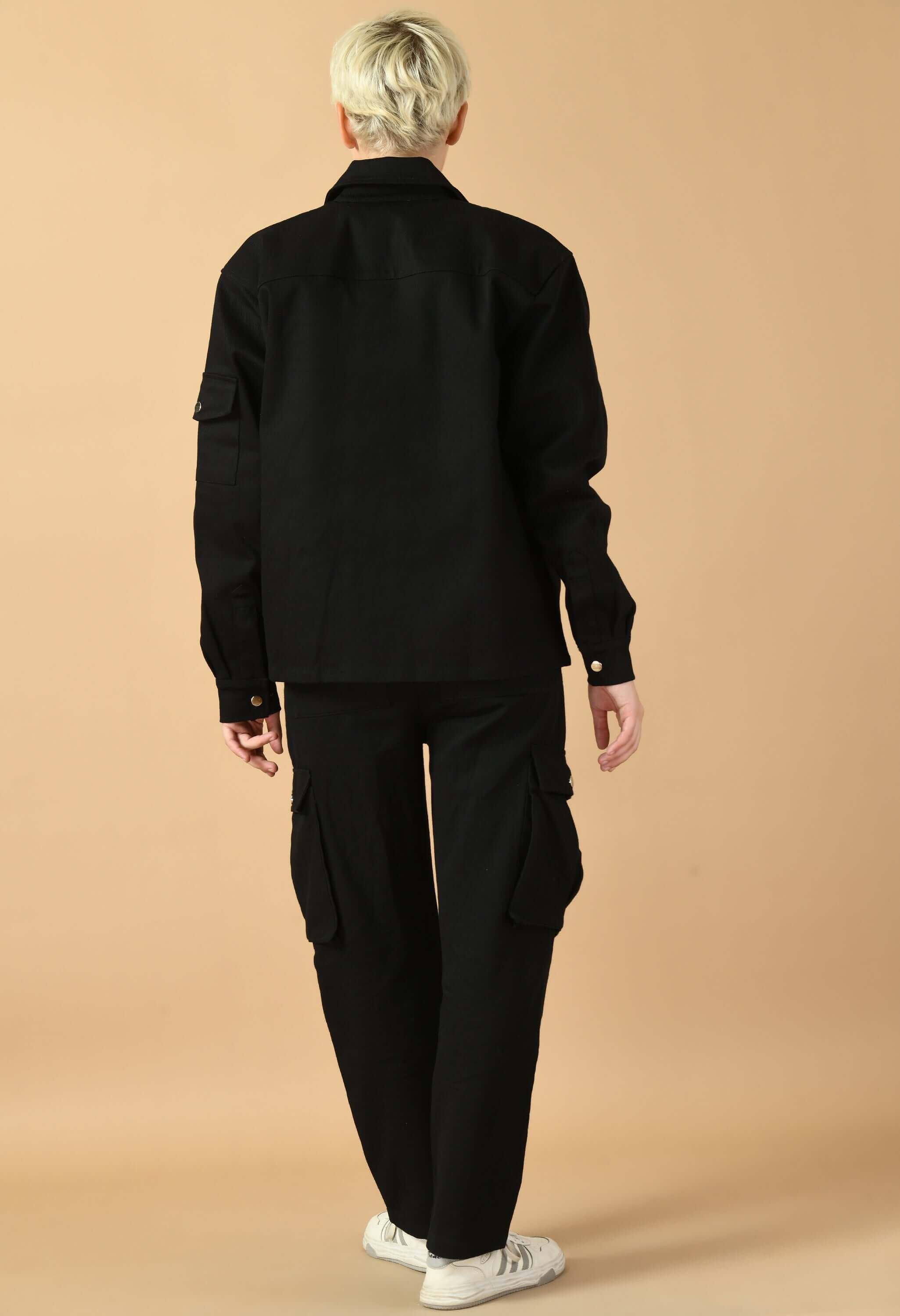 Black bomber jacket by offmint