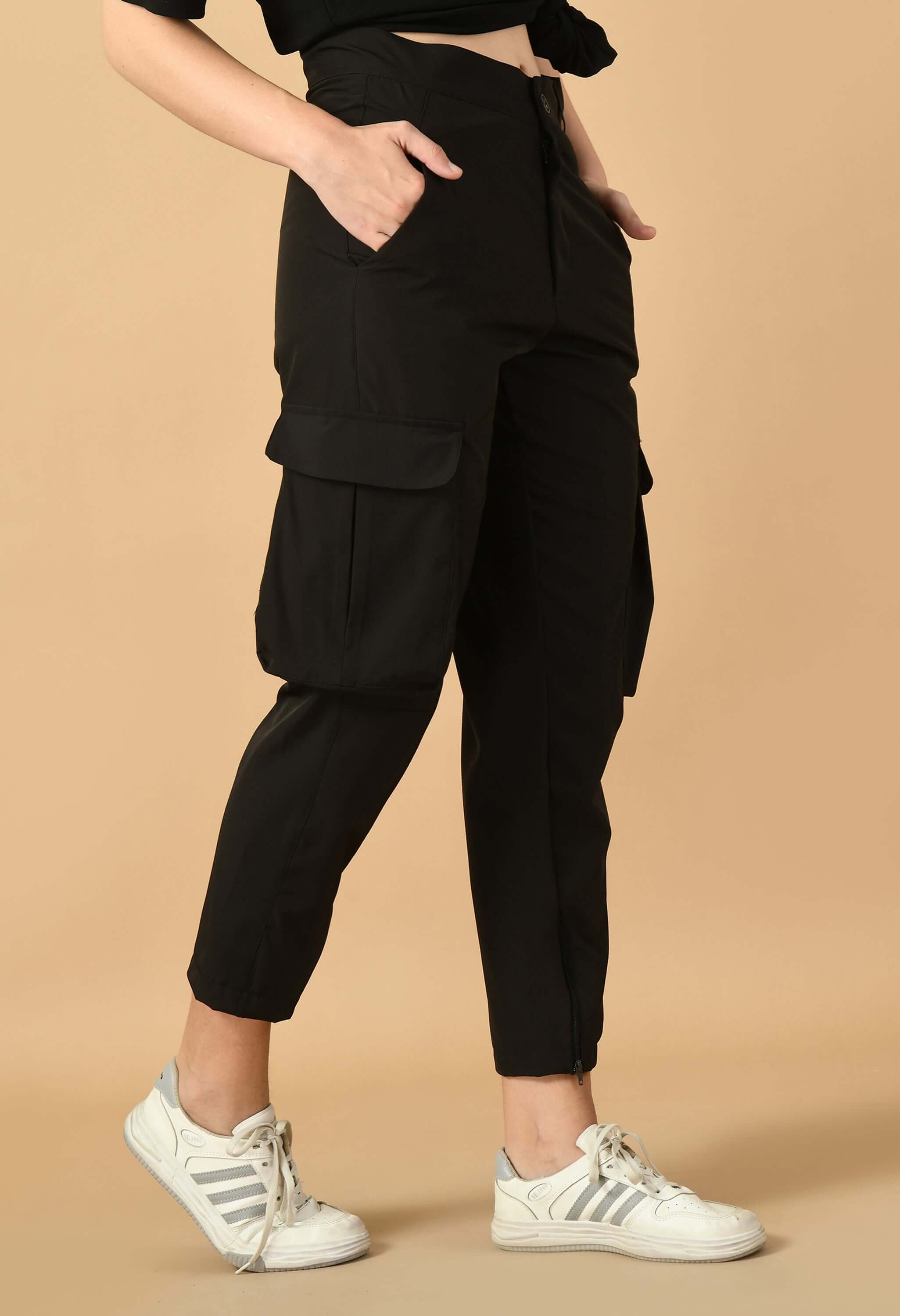 Black color NS cargo five pockets