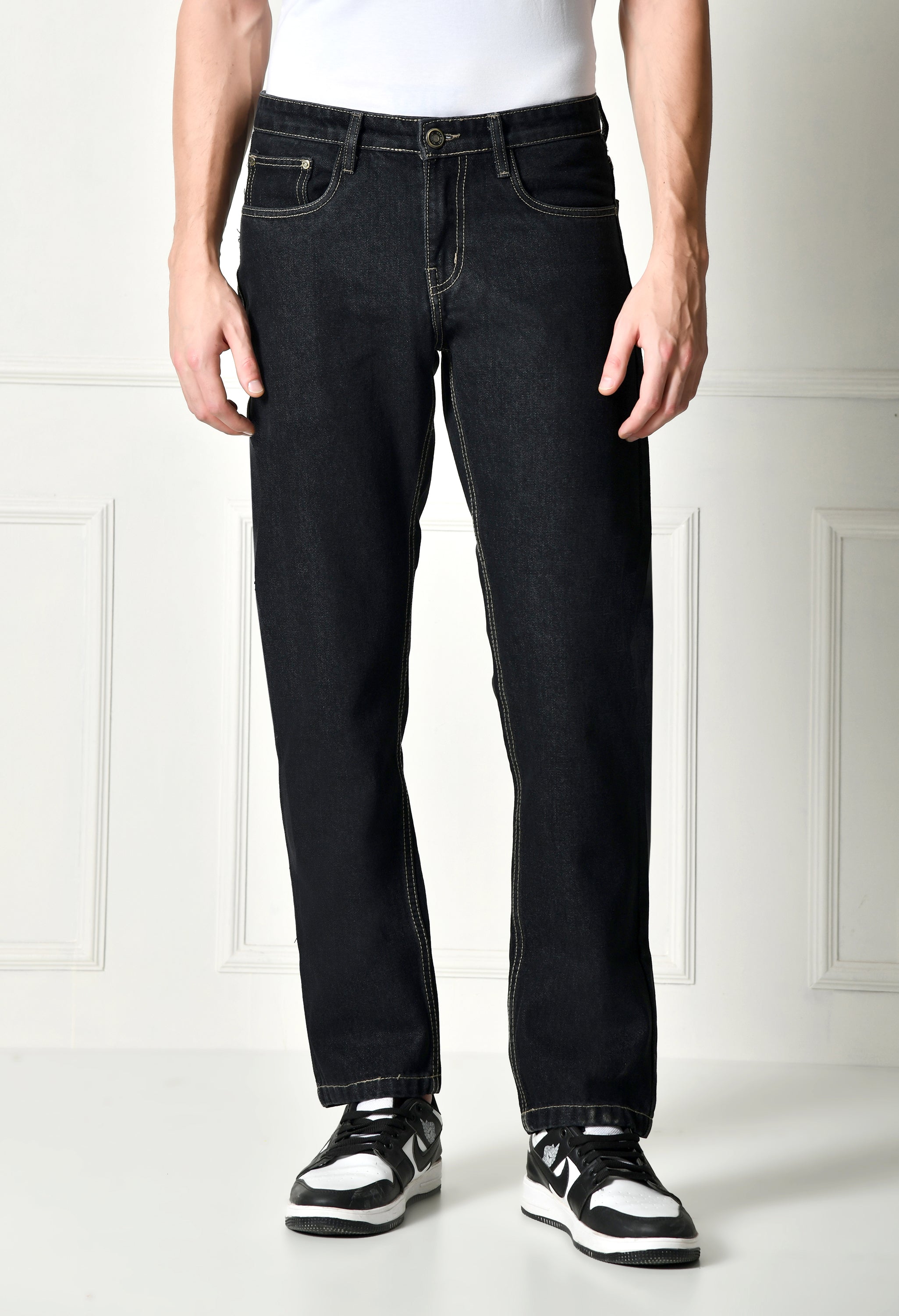 Regular FIt Denim Jeans By Offmint