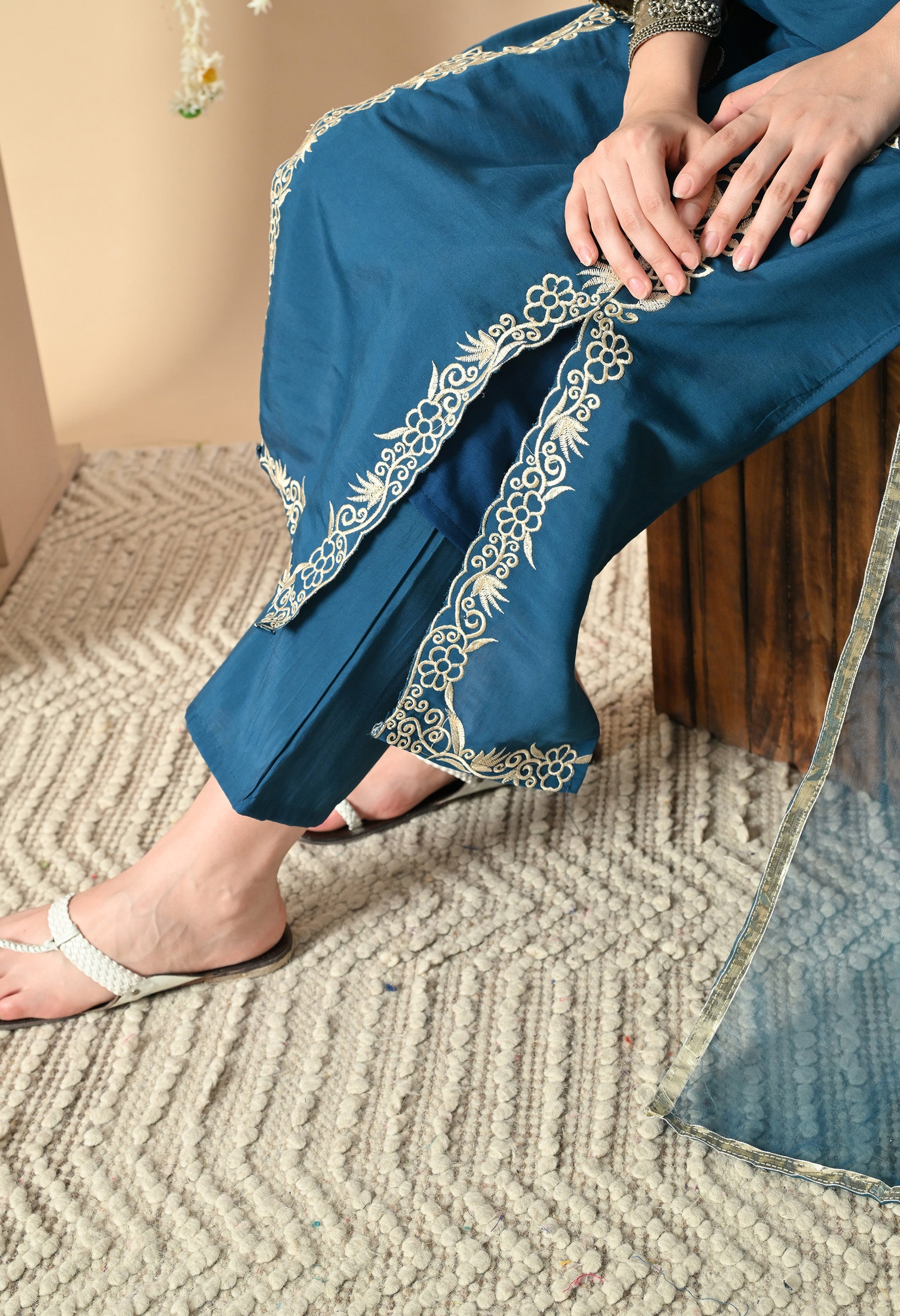 Azure Elegance Kurta Set