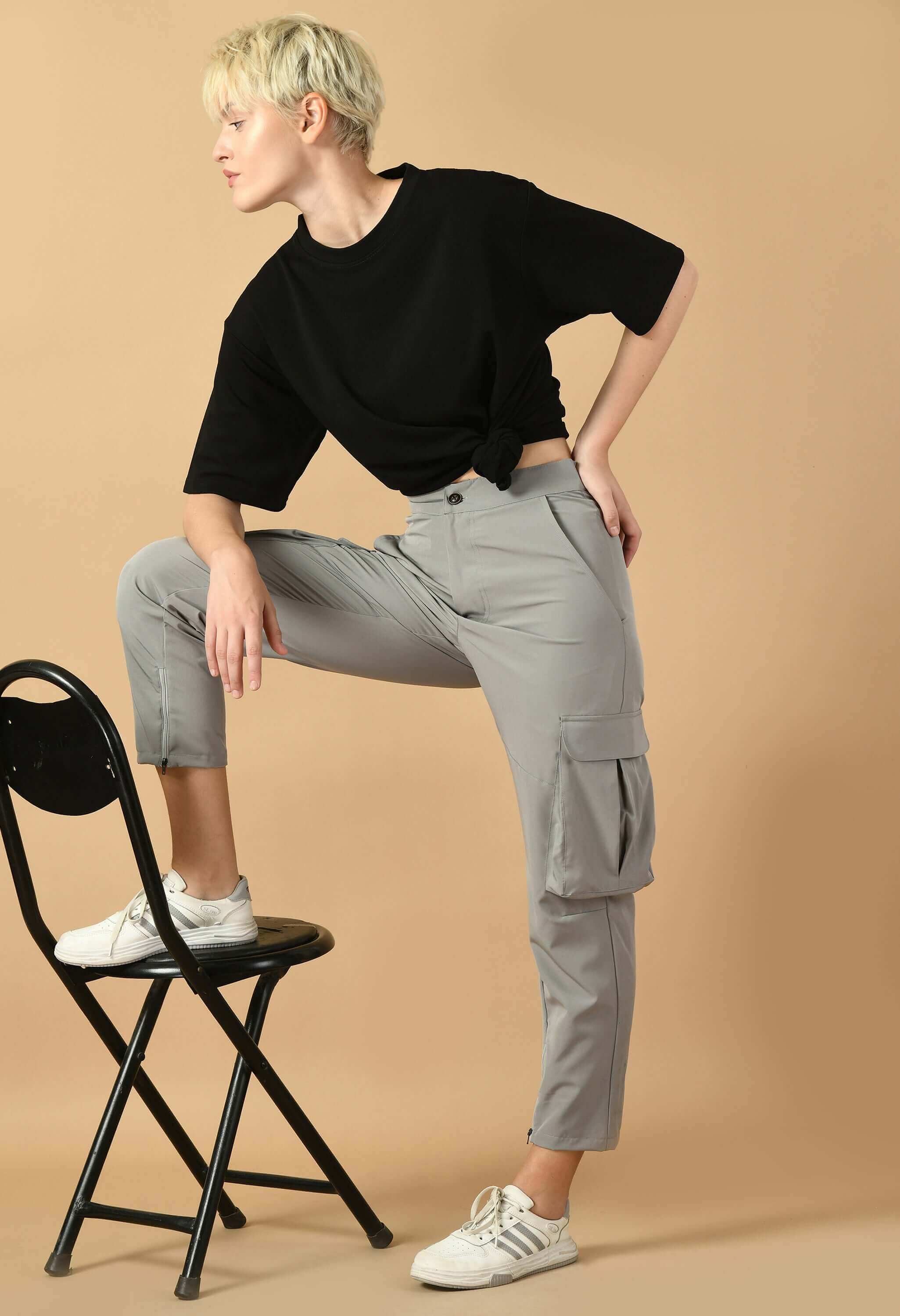Five pocket NS cargo grey color