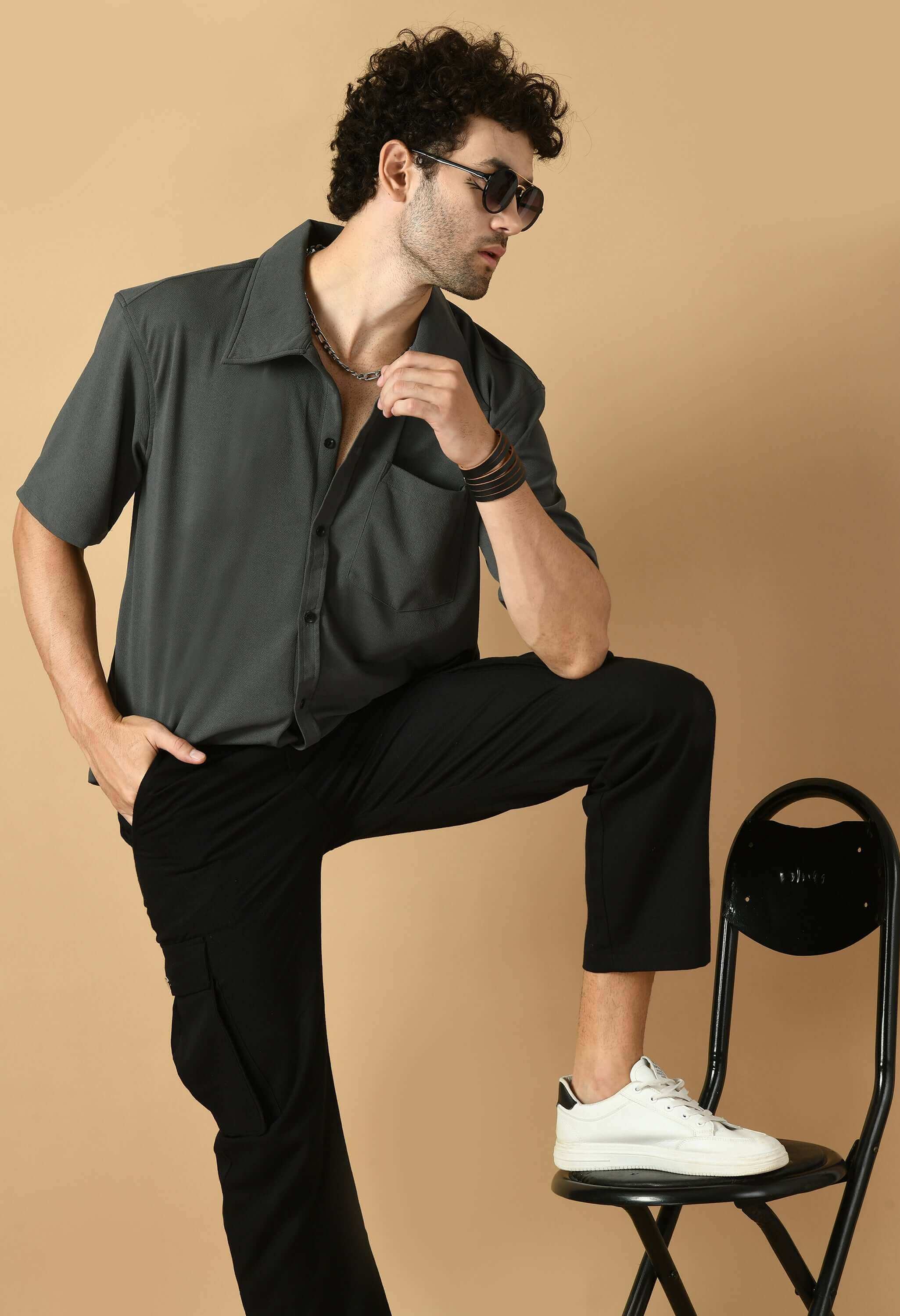 Grey overshirt