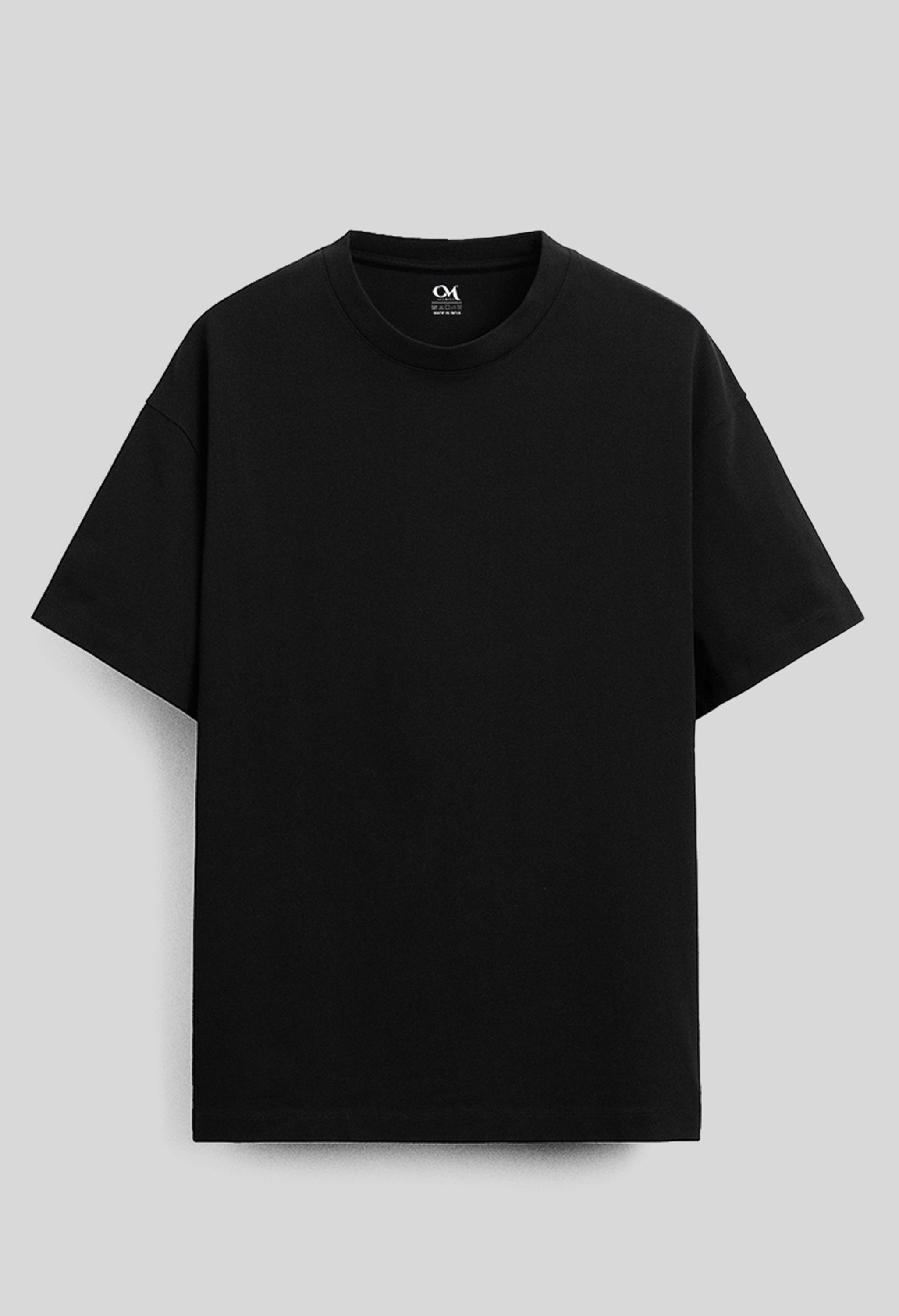 Pacman Printed Black Oversized T-shirt By Offmint