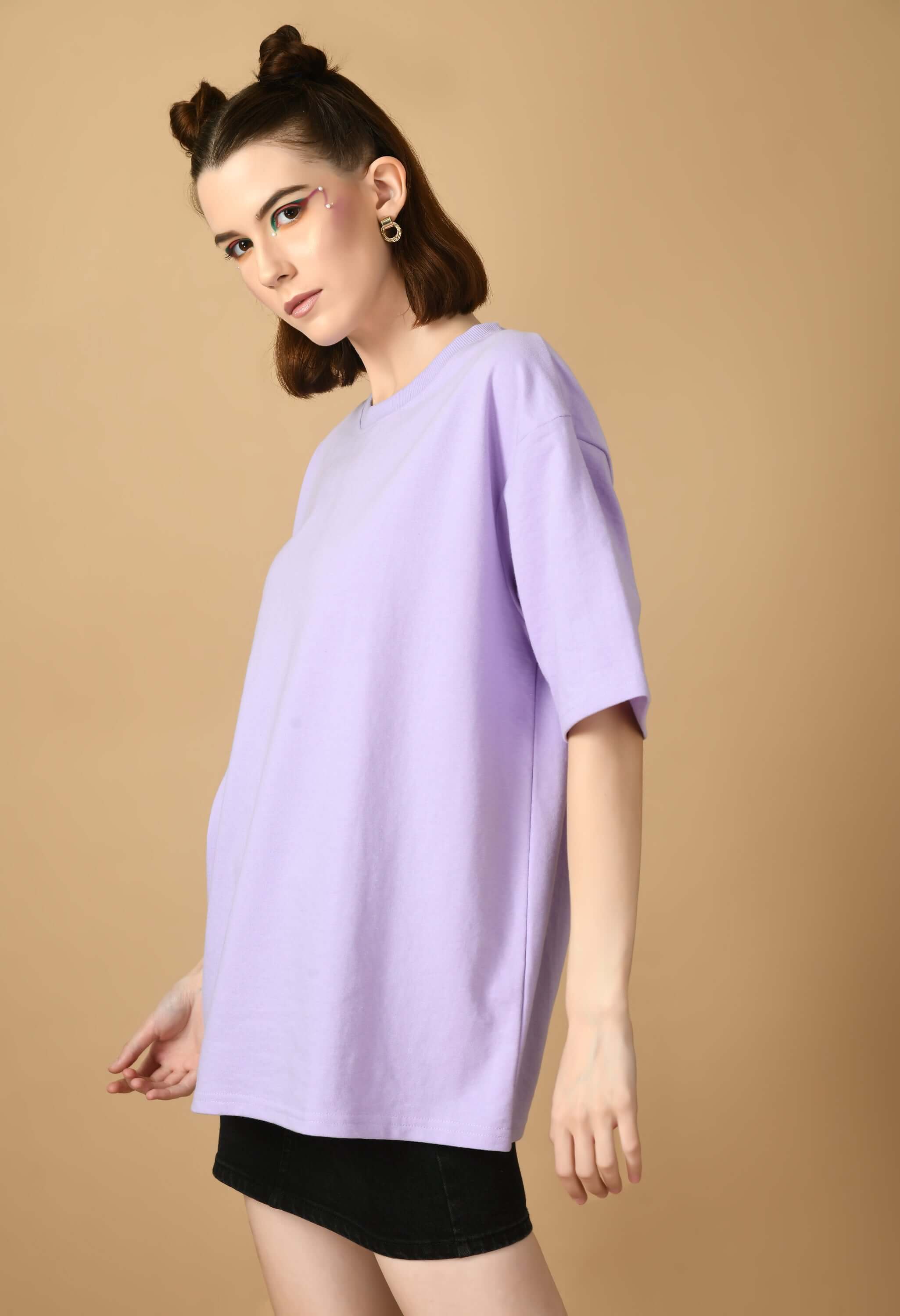 Lavender color t-shirt