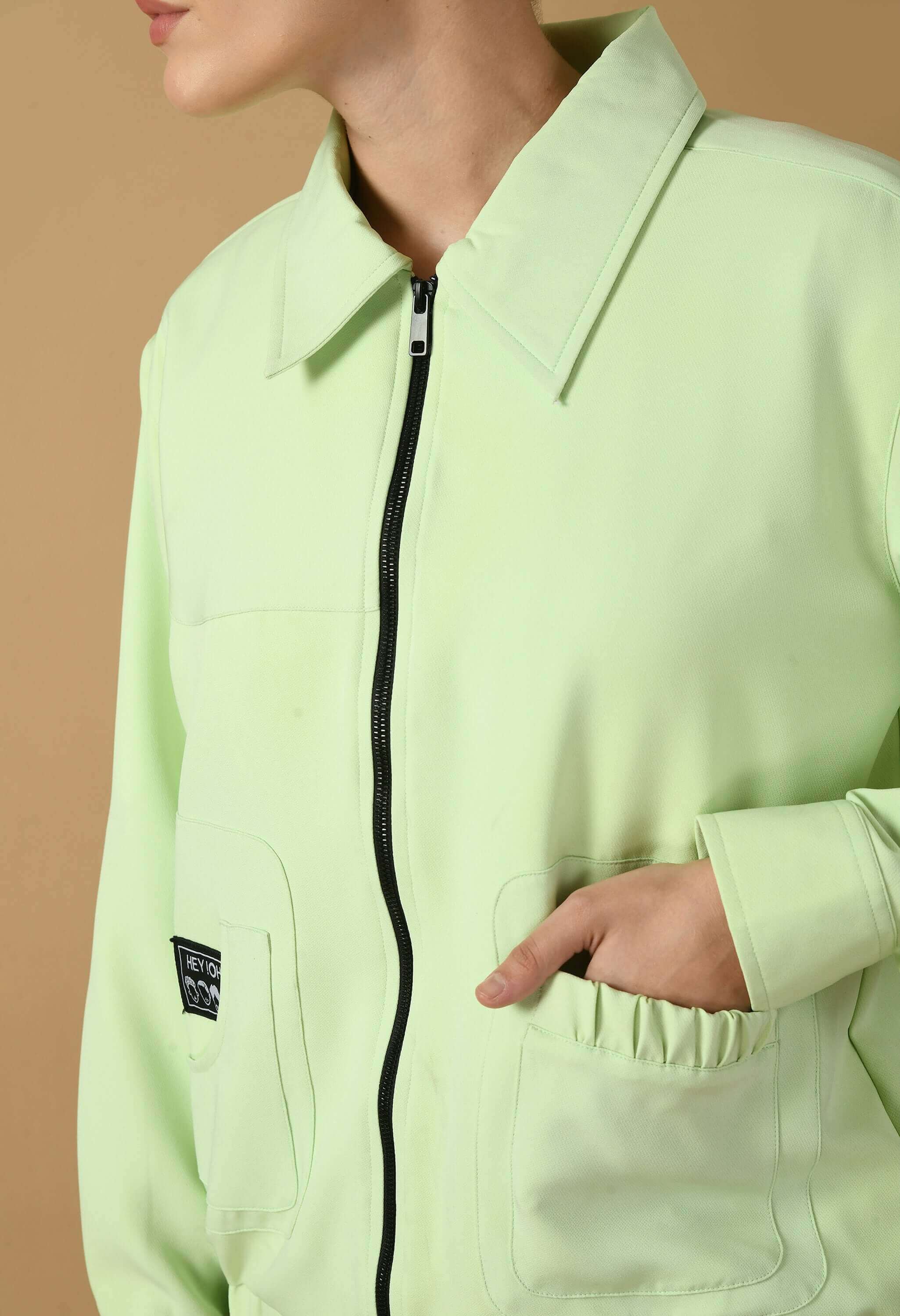 Neon bomber jacket