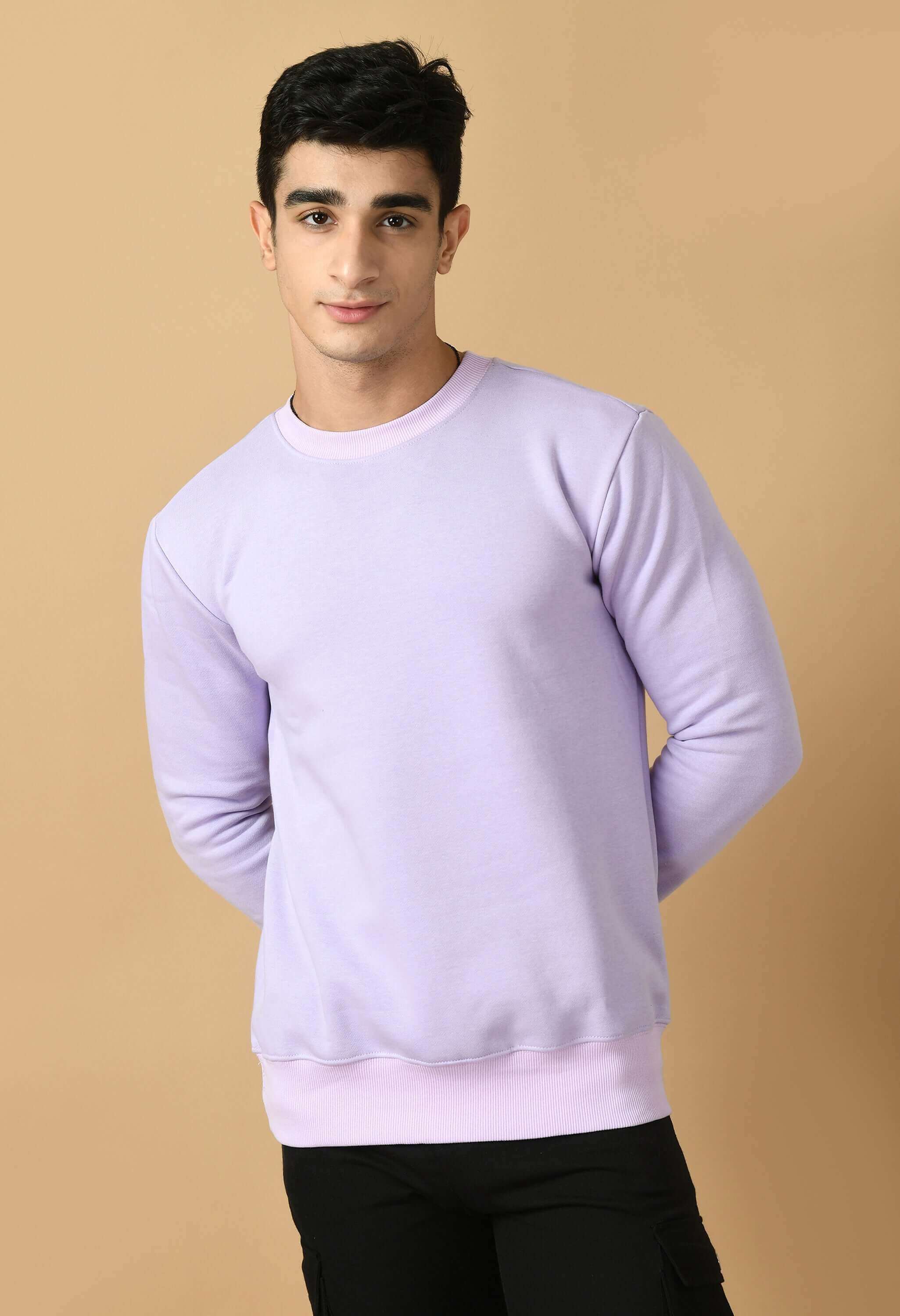 Shodwee printed lavender sweatshirt by offmint