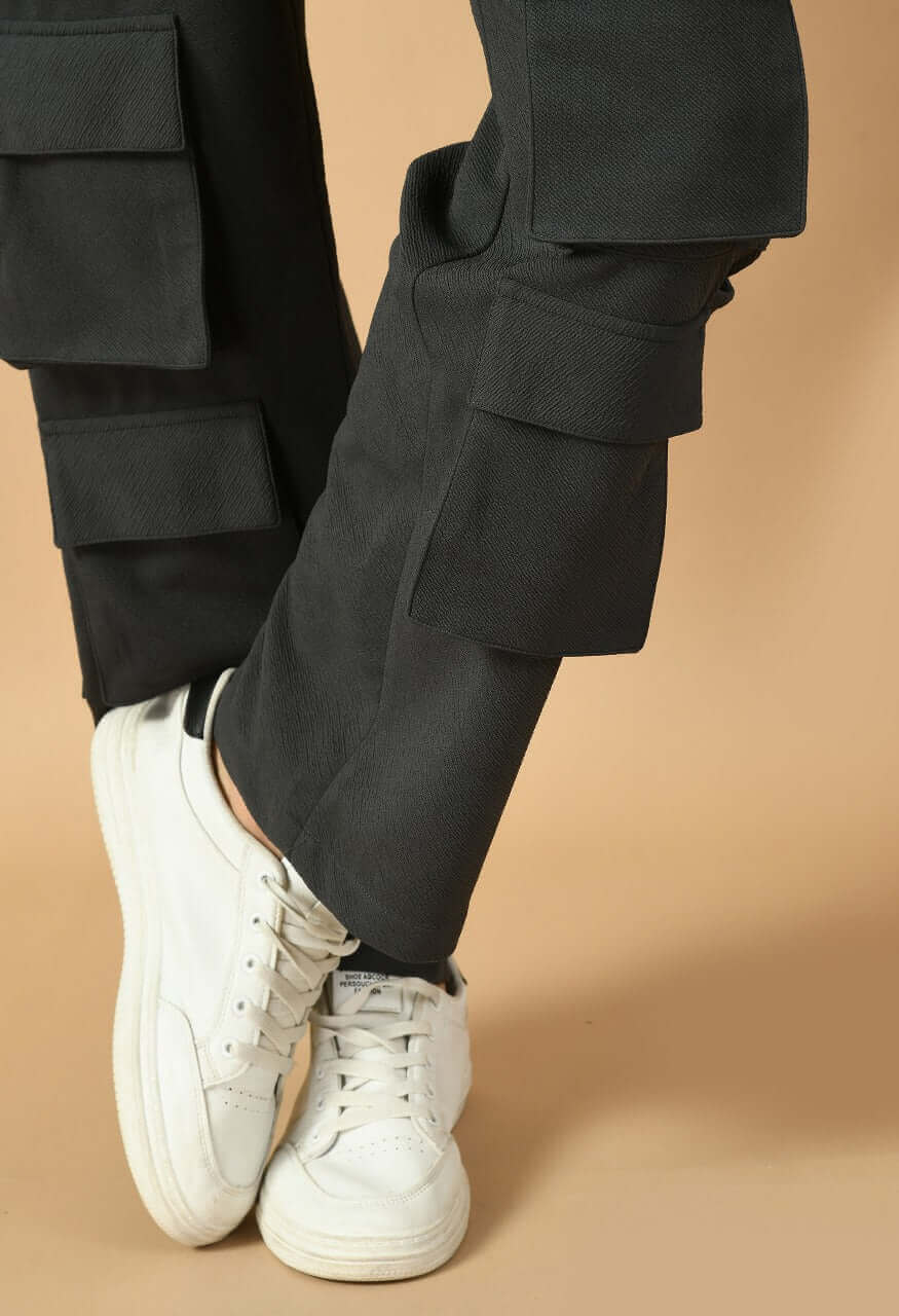 Twelve pocket grey men's cargo by offmint