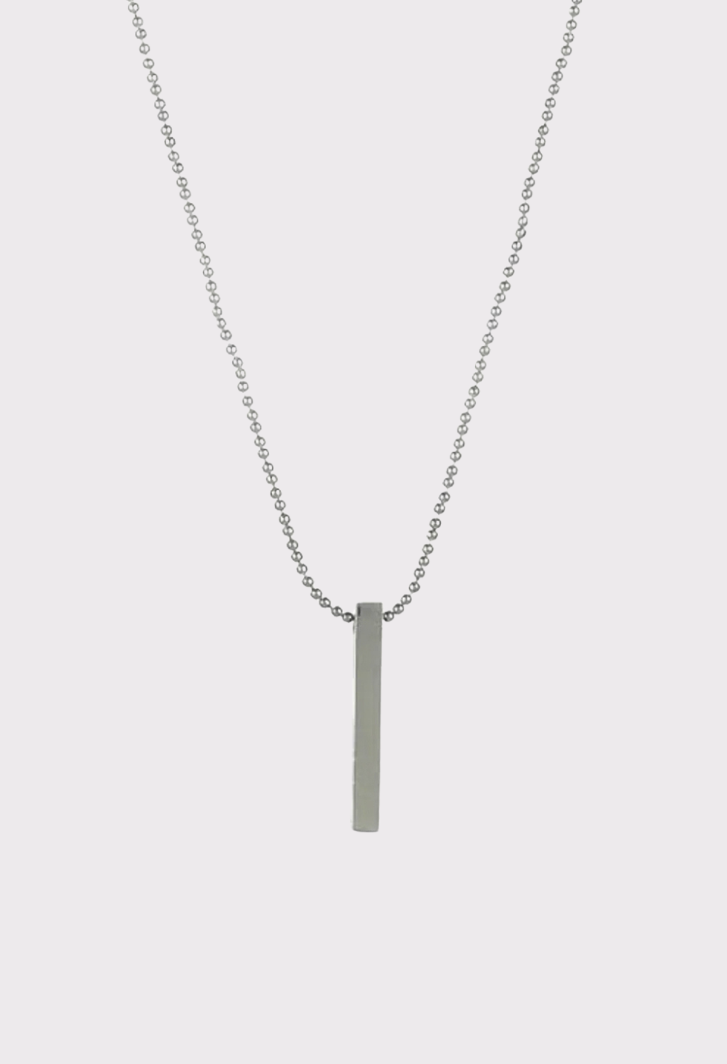 Square Silver-Plated Pendant For Men By Offmint