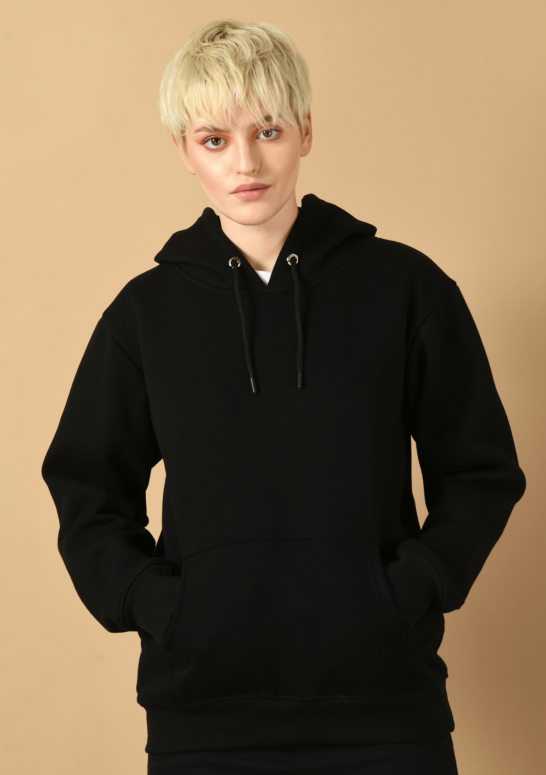 Pacman Printed Black Hoodie By Offmint