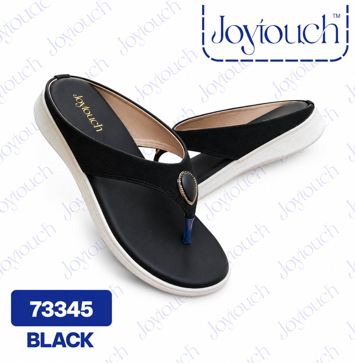 Joytouch Black Flats 73345