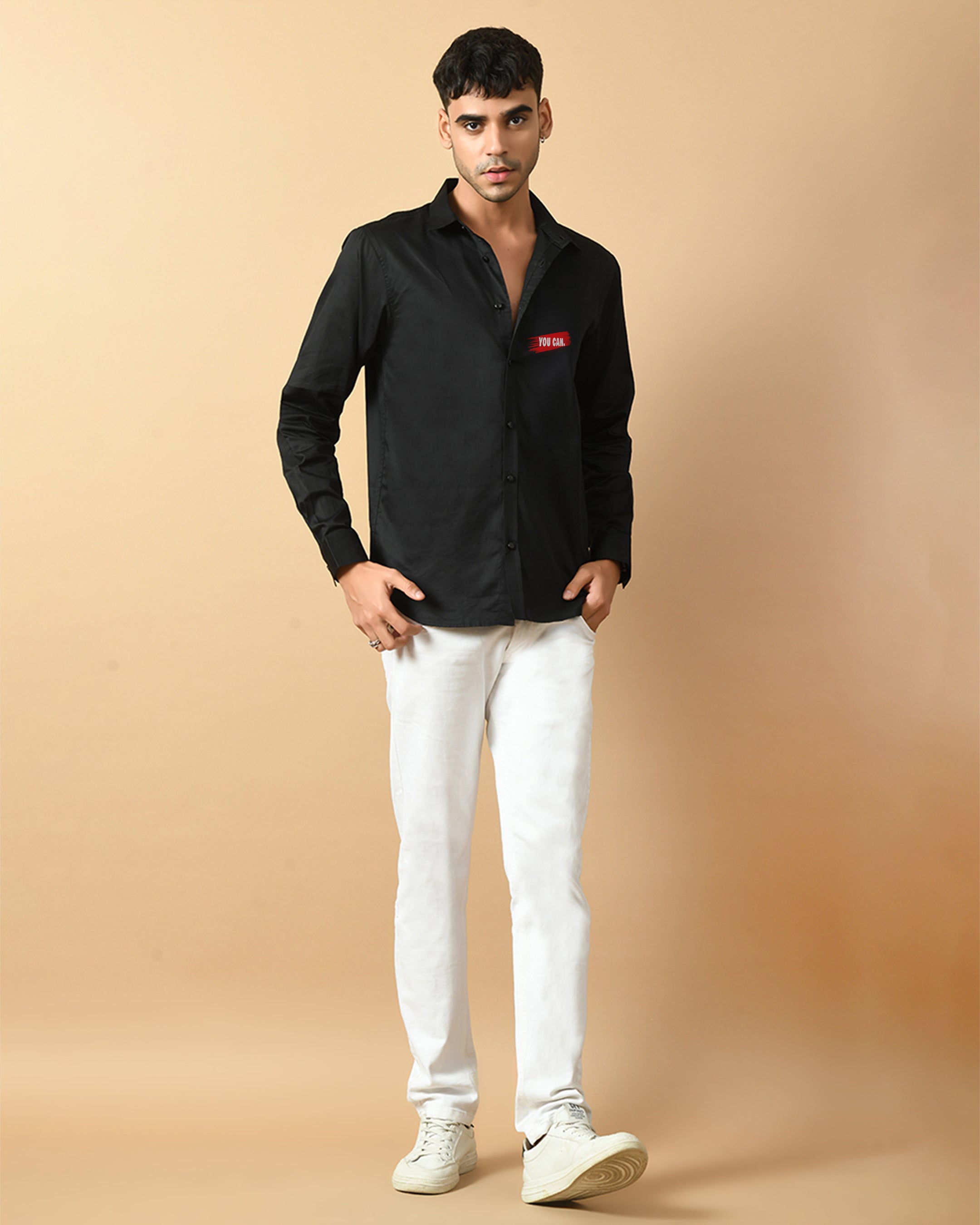 You Can Printed Black Shirt By Offmint