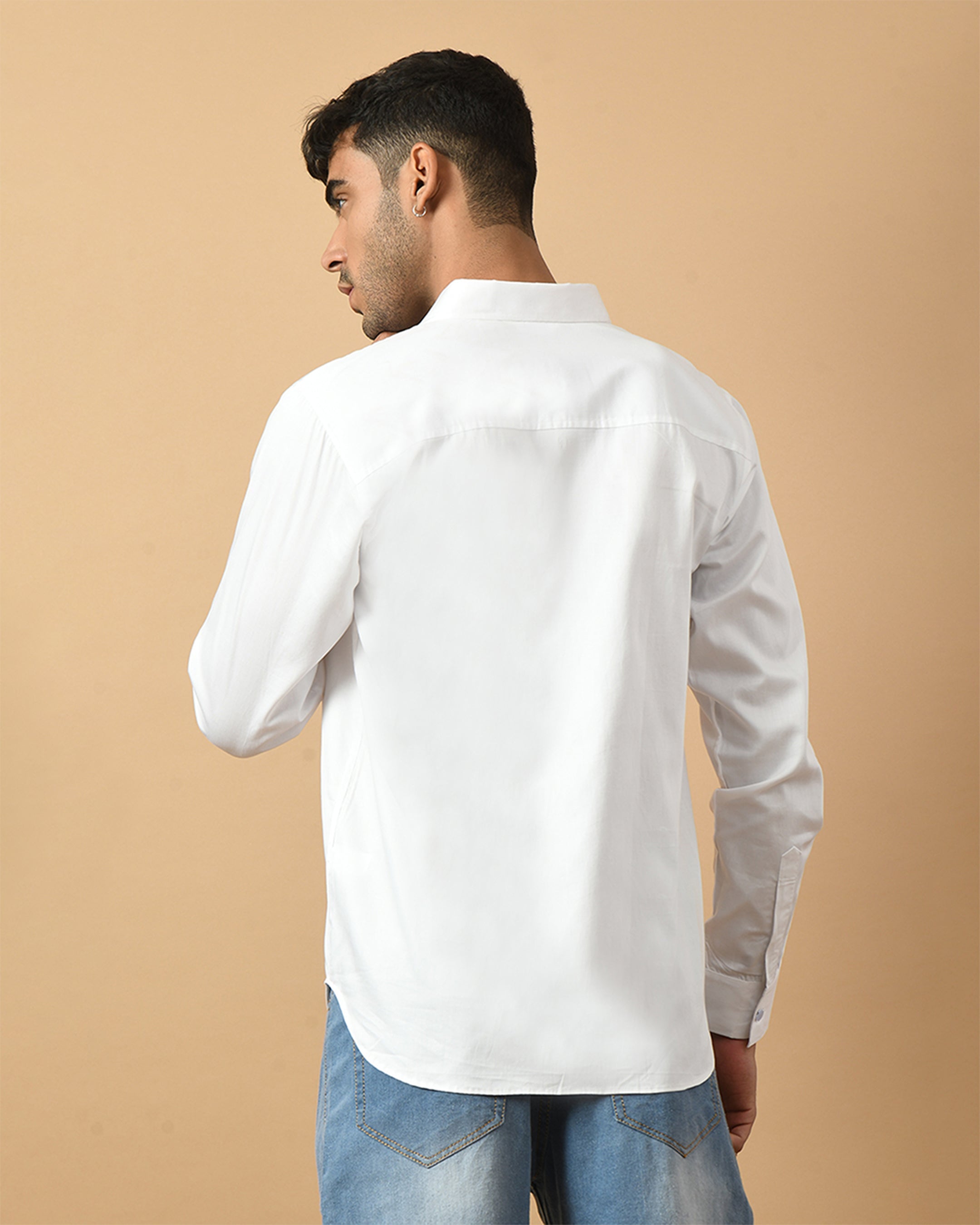 Aries Zodiac Sign White ClubWear Shirt By Offmint