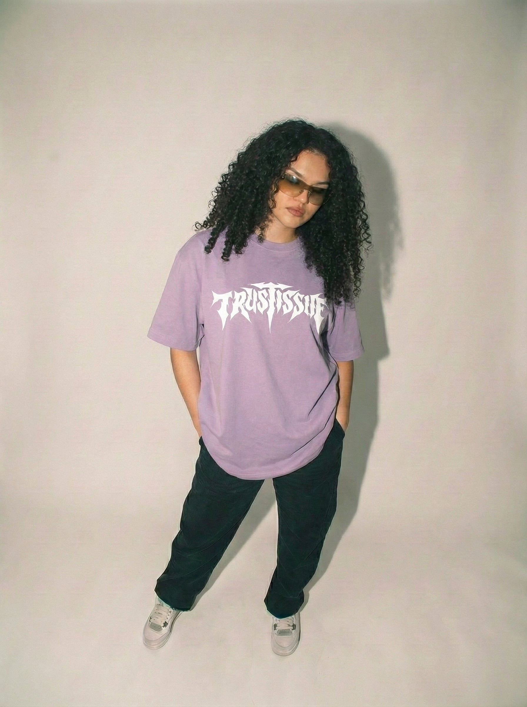 Trustissue Typography Oversized Unisex Tshirt