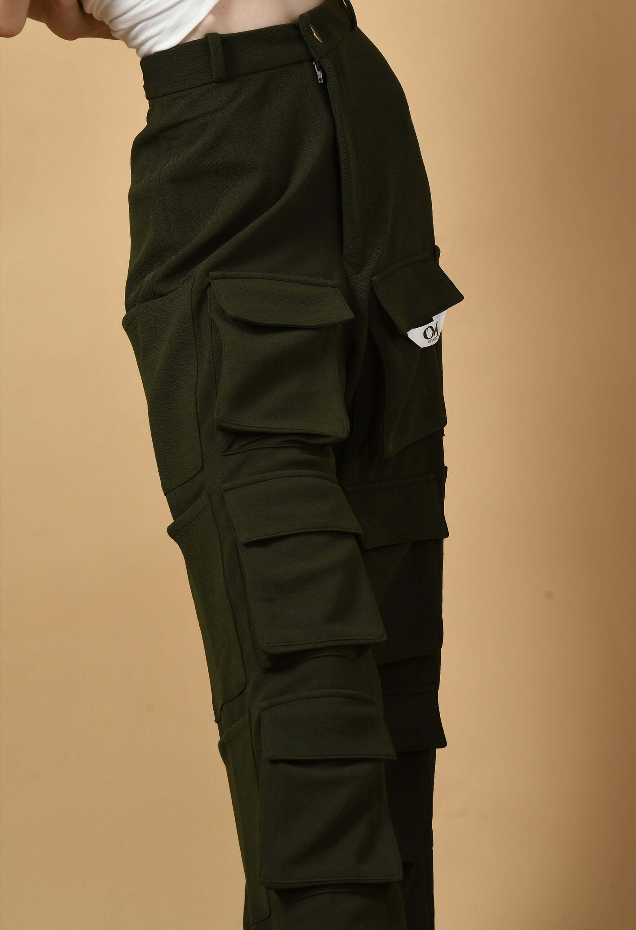 12 pocket cargo olive green color by offmint