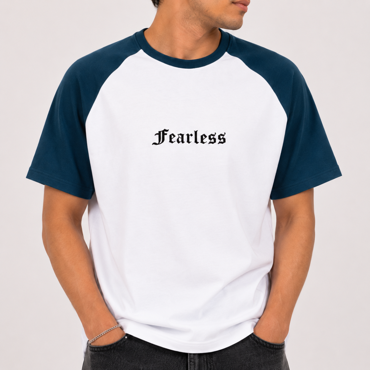 Fearless Raglan Oversized T-Shirt
