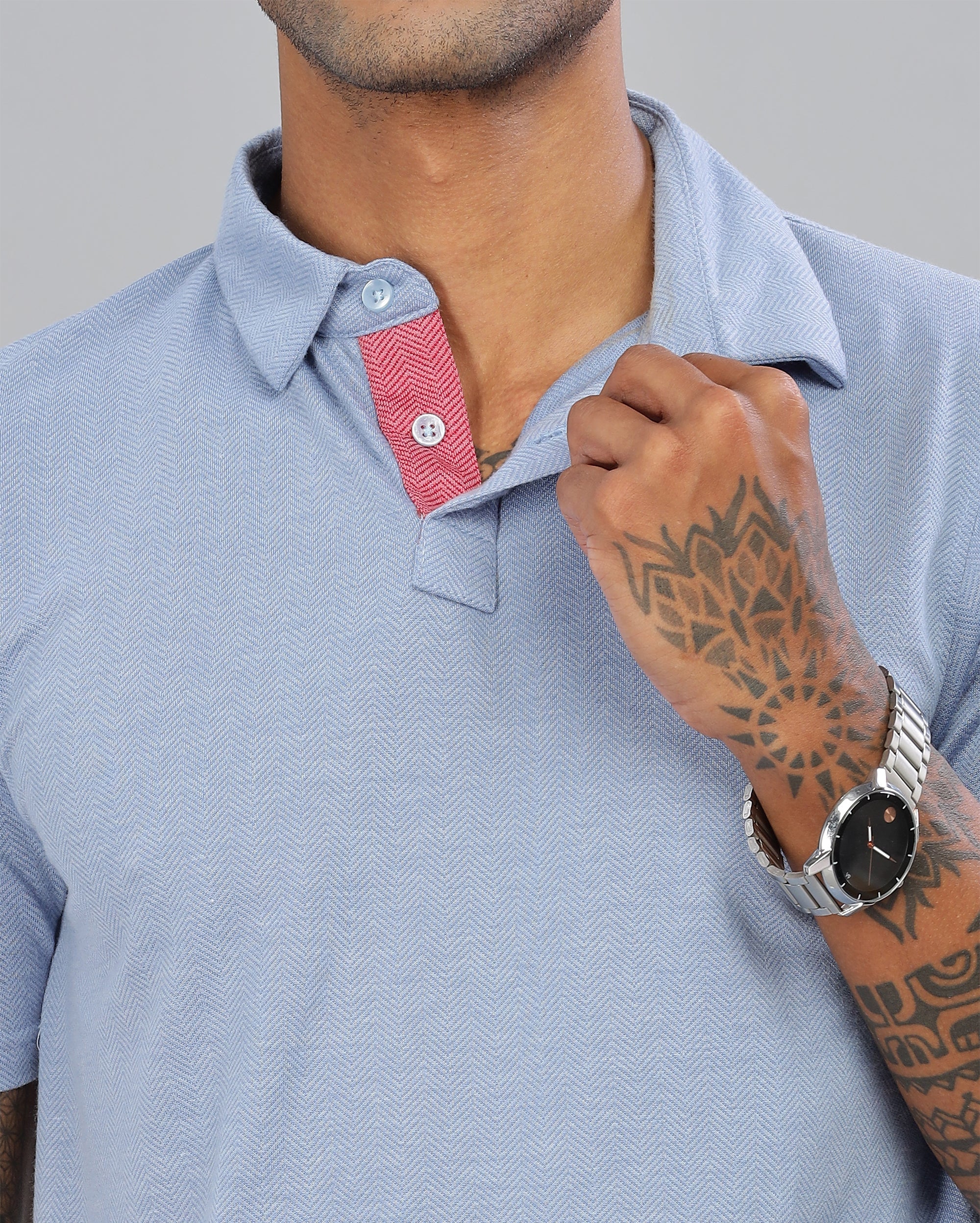 Maya Blue | Classic Slim Polo