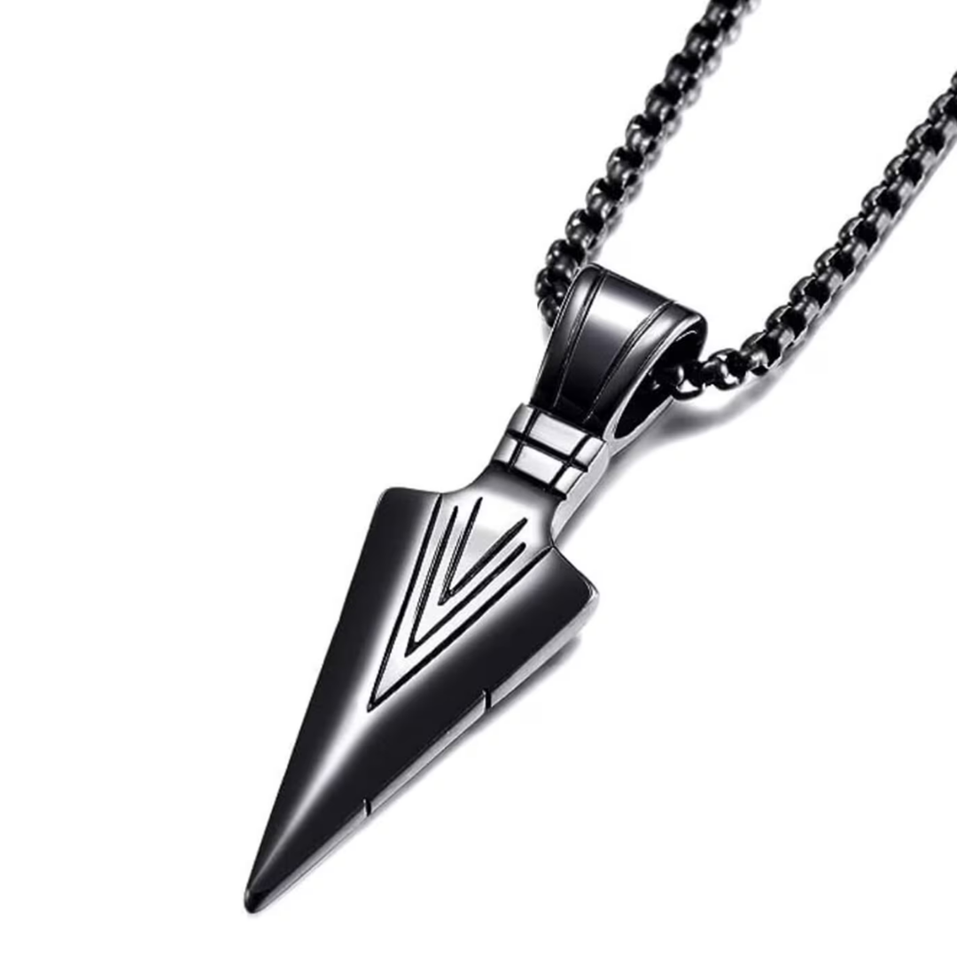Black Arrow Pendant  For Men By Offmint