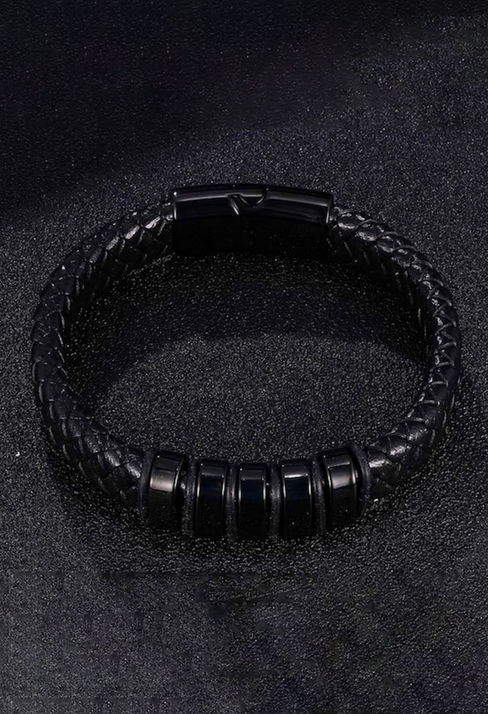 Leather Cuff Bracelet by offmint