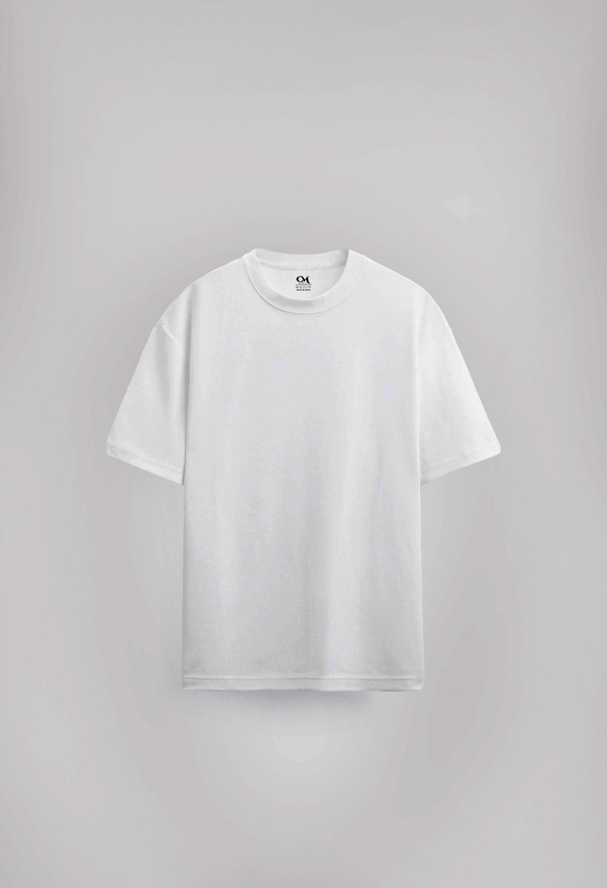 Never Say Die Printed White Oversized T-Shirt By Offmint