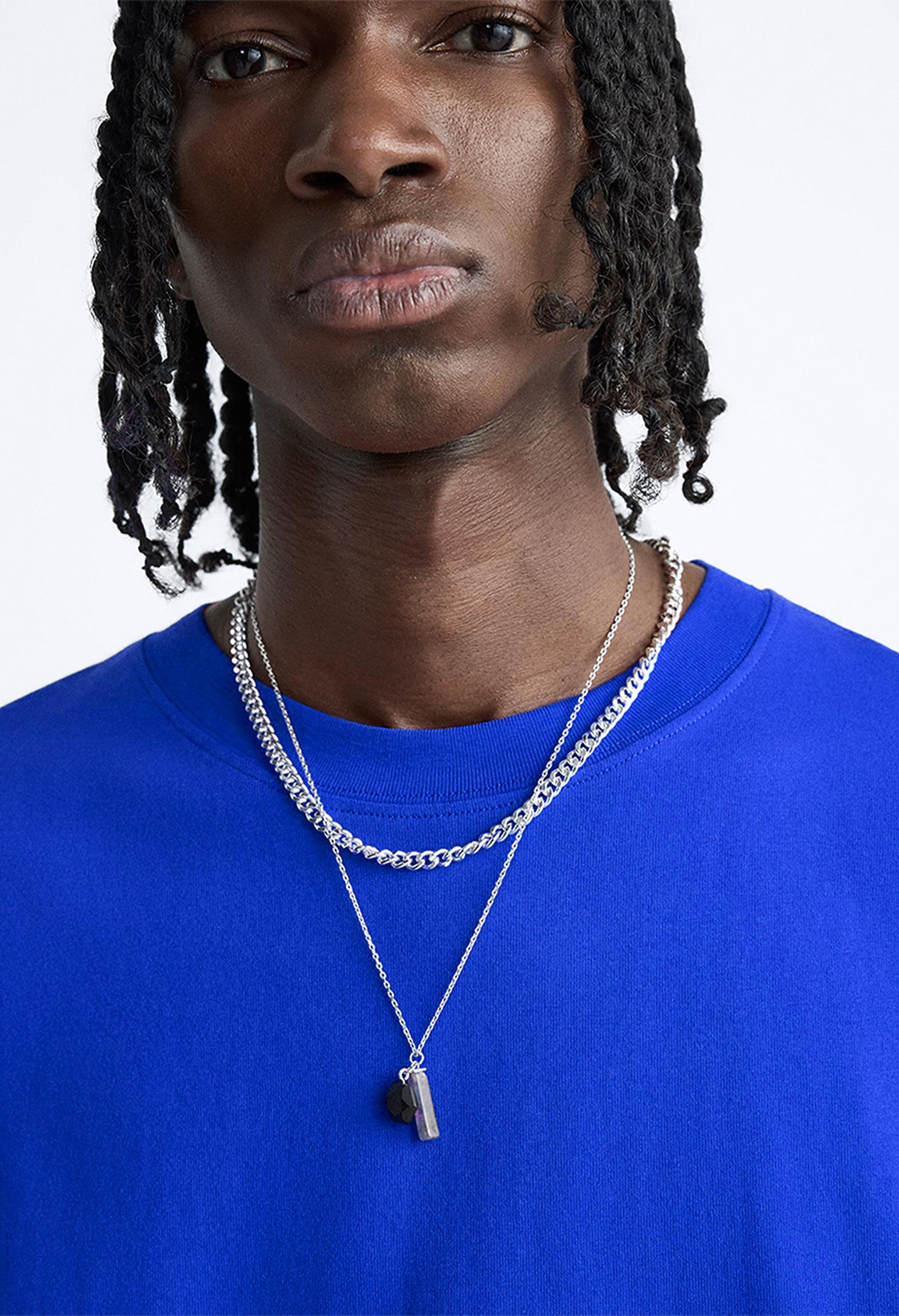 Nineteen 91 Printed Blue Oversized T-Shirt By Offmint