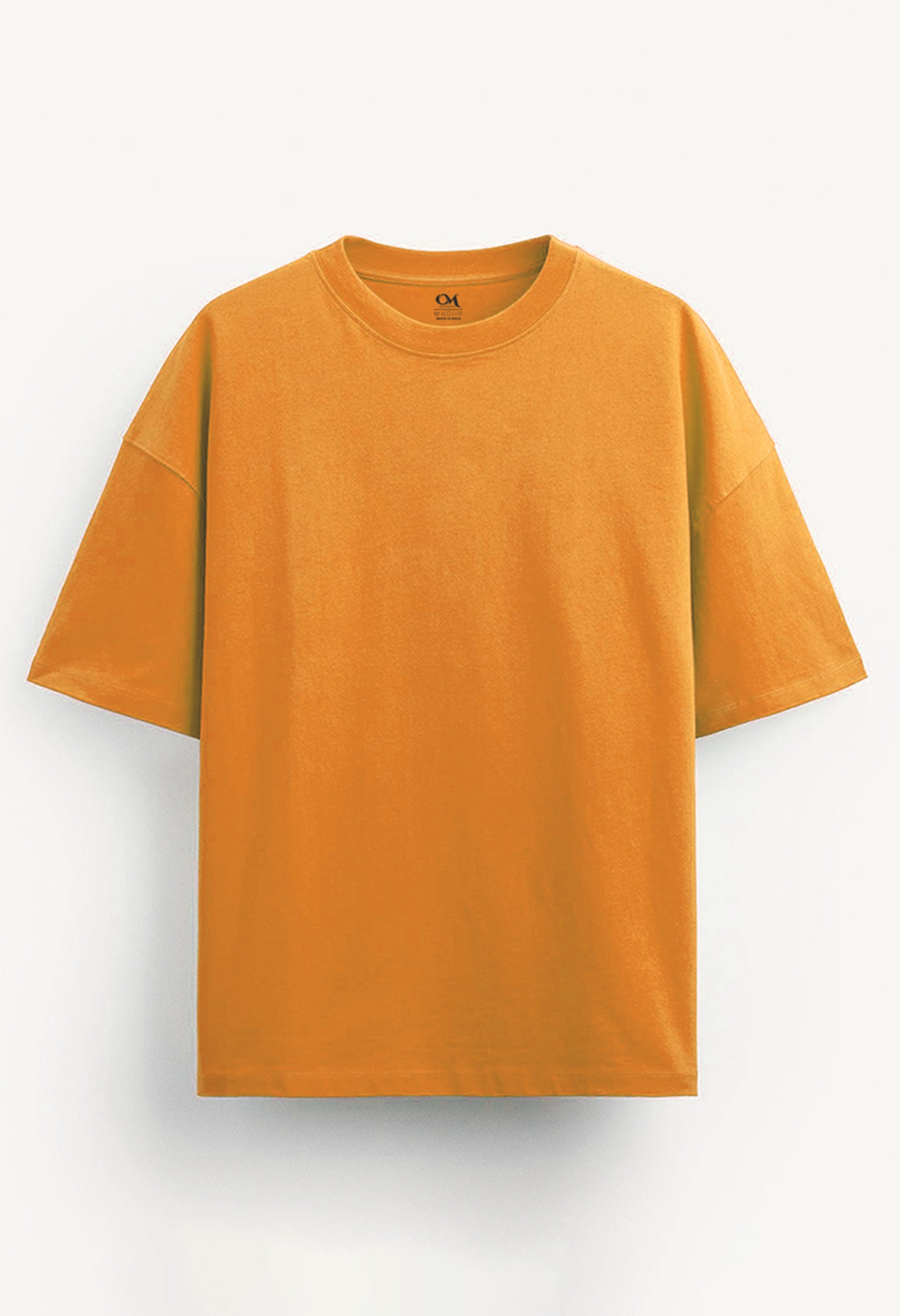 Mustard Oversized  T-shirt By Offmint