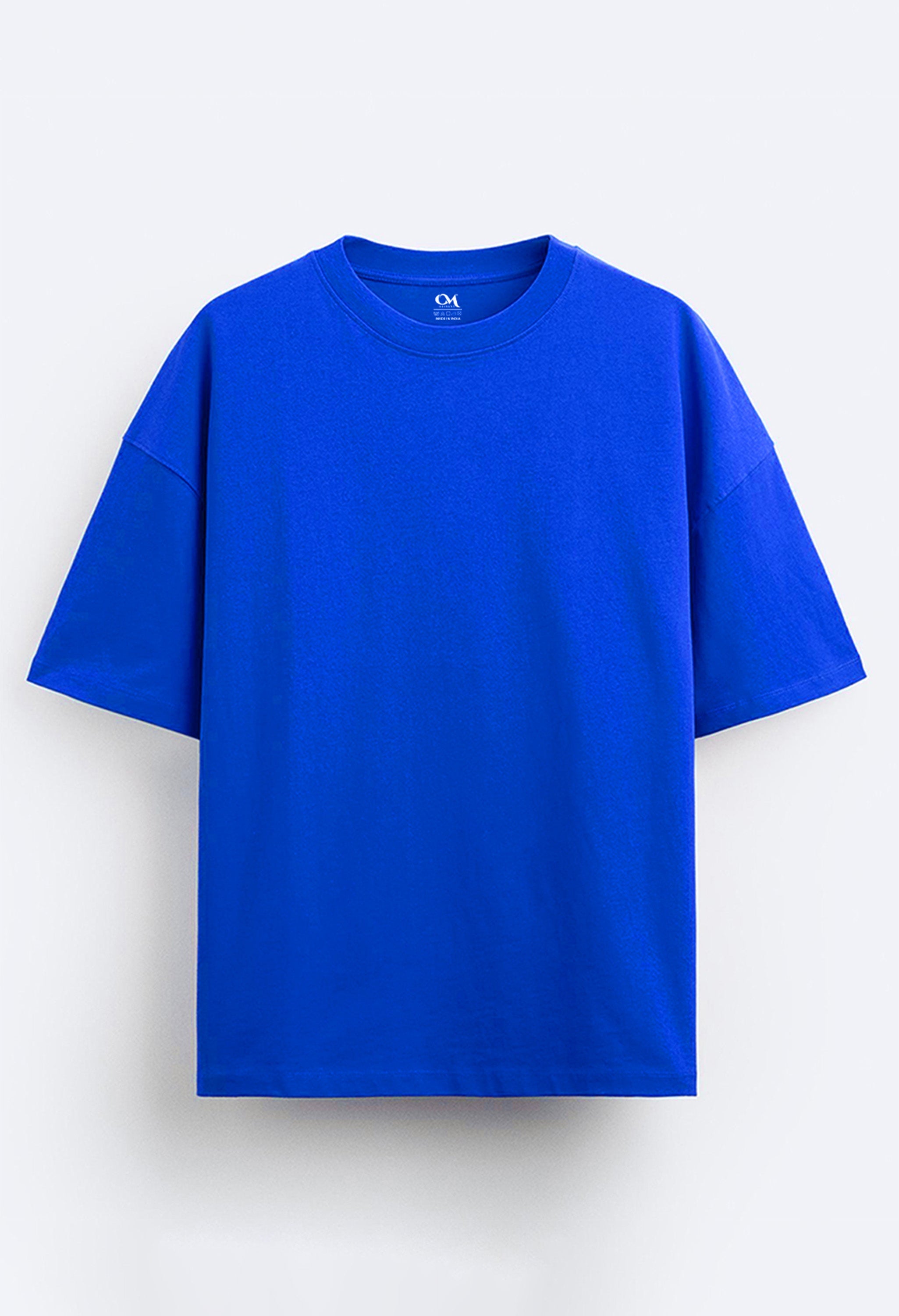 Nineteen 91 Printed Blue Oversized T-Shirt By Offmint