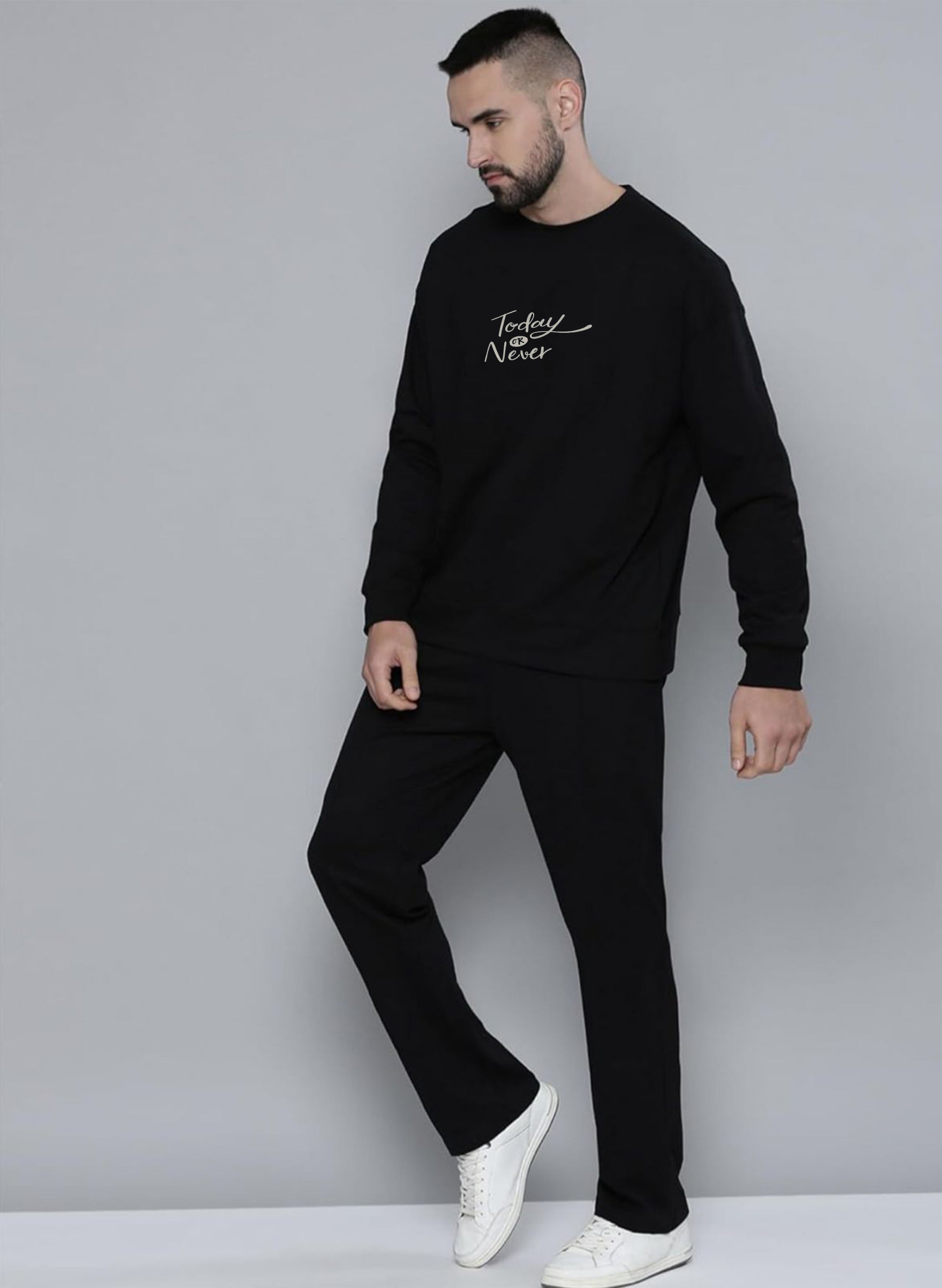 Today Or Never Black Co-ords By Offmint