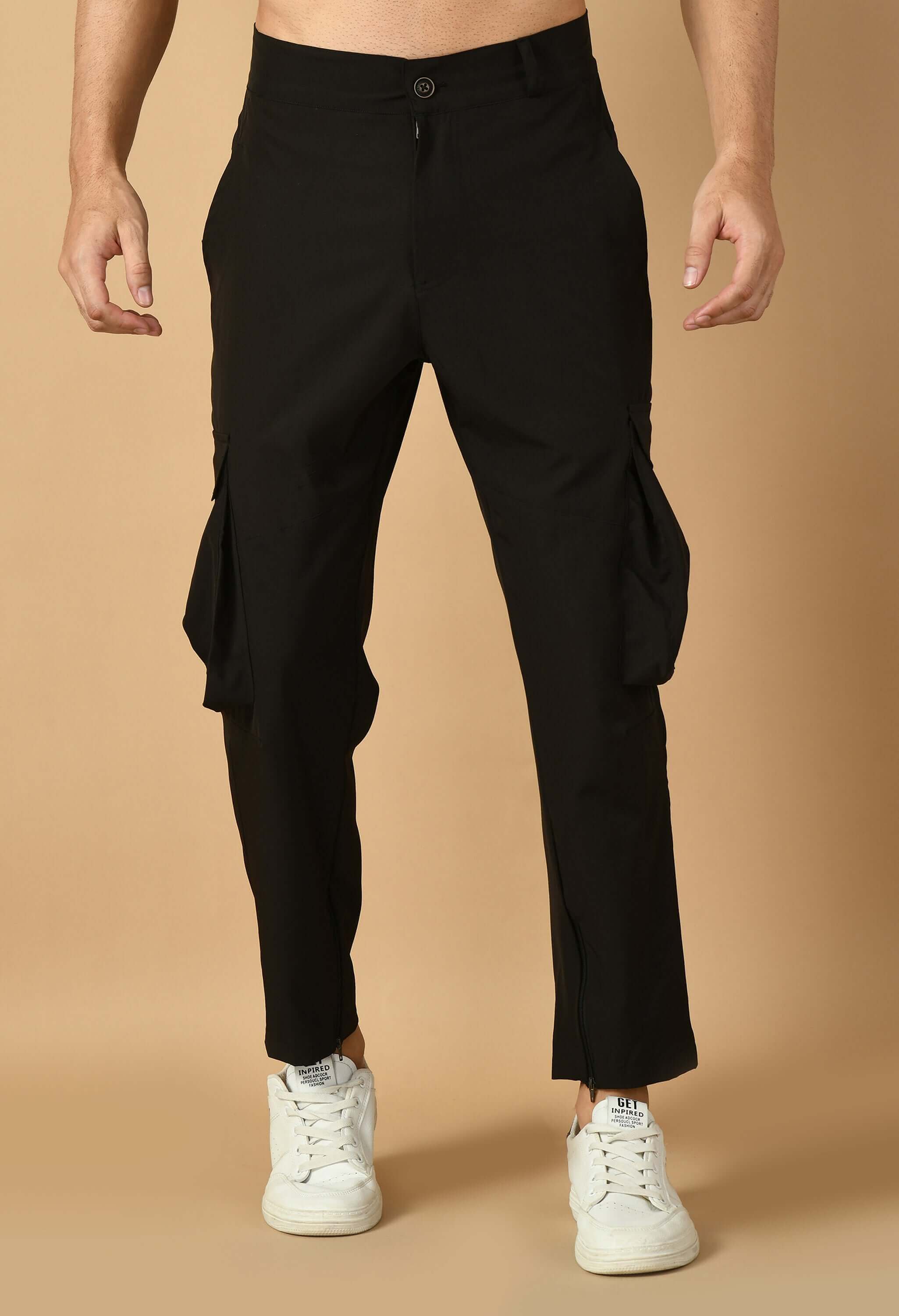 Black NS five pocket's unisex cargo 