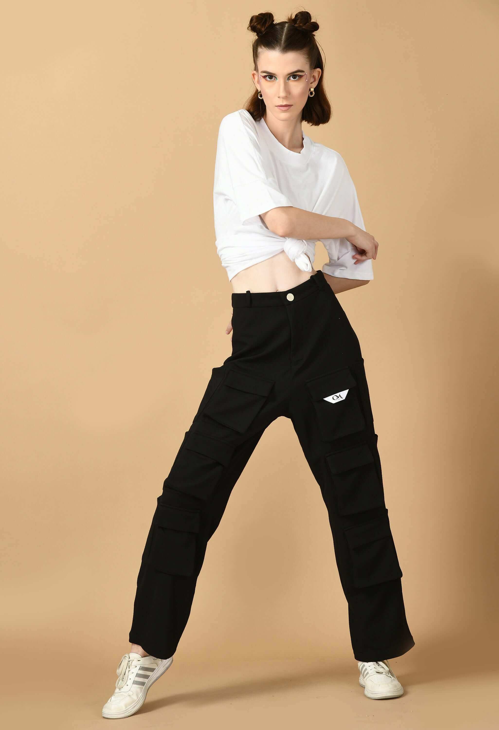 Black Twelve Pocket's Cargo 