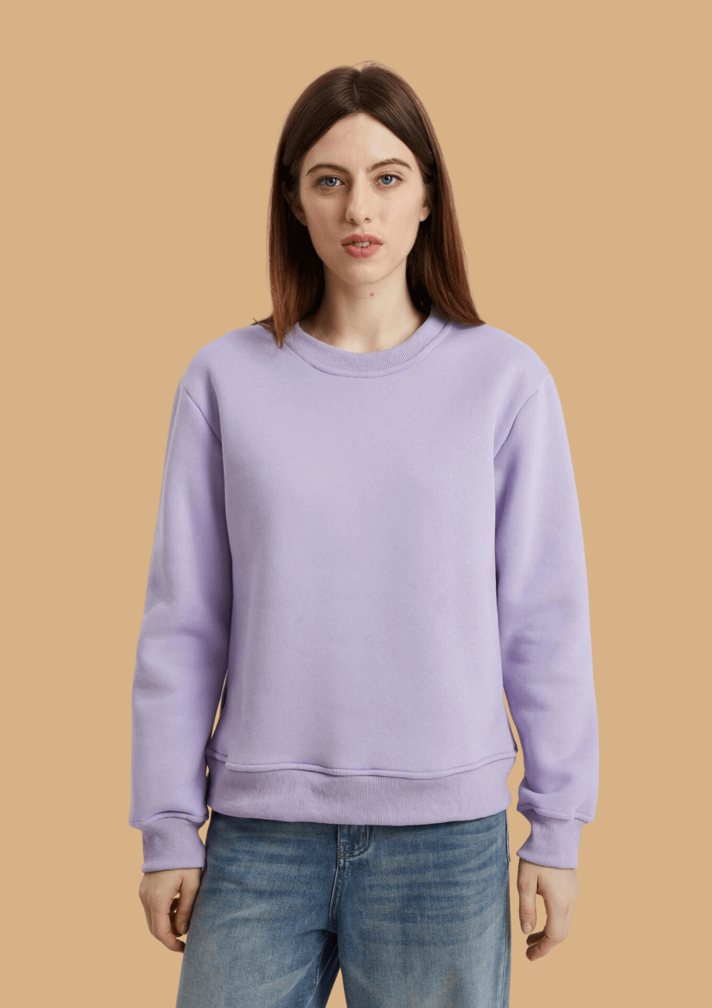 Black angels printed lavender sweatshirt by offmint