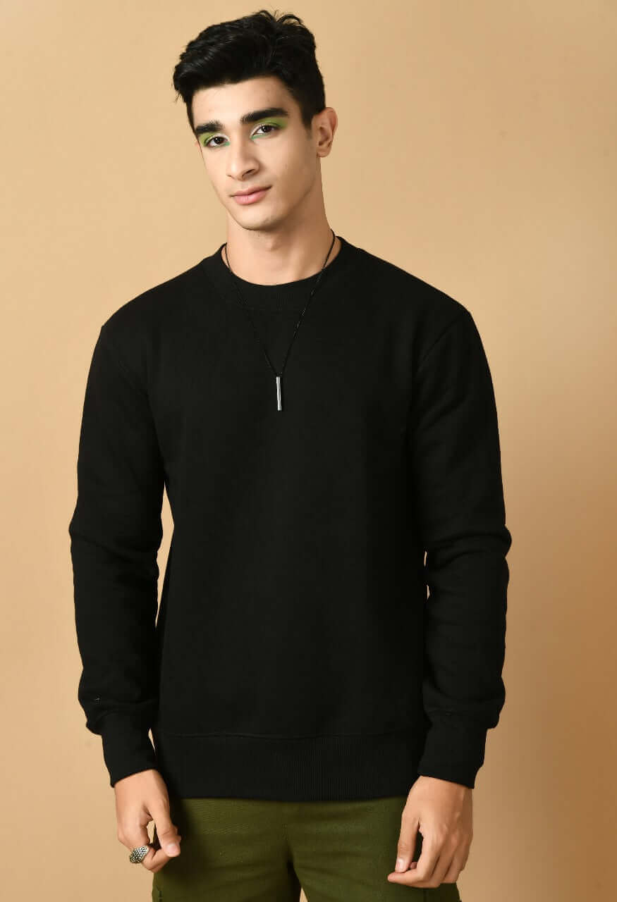 Black color sweatshirt by offmint