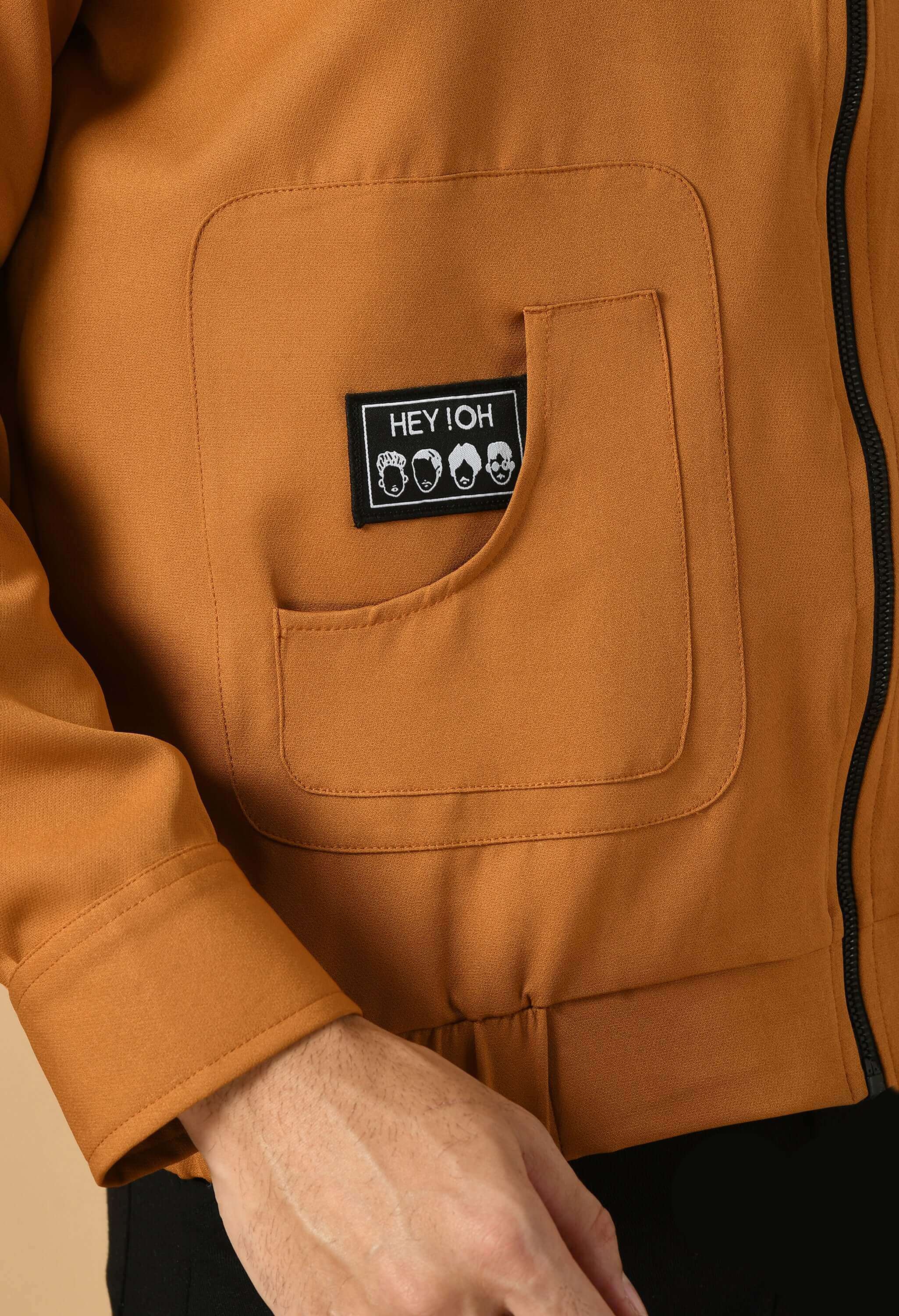 Bomber jacket brown color 