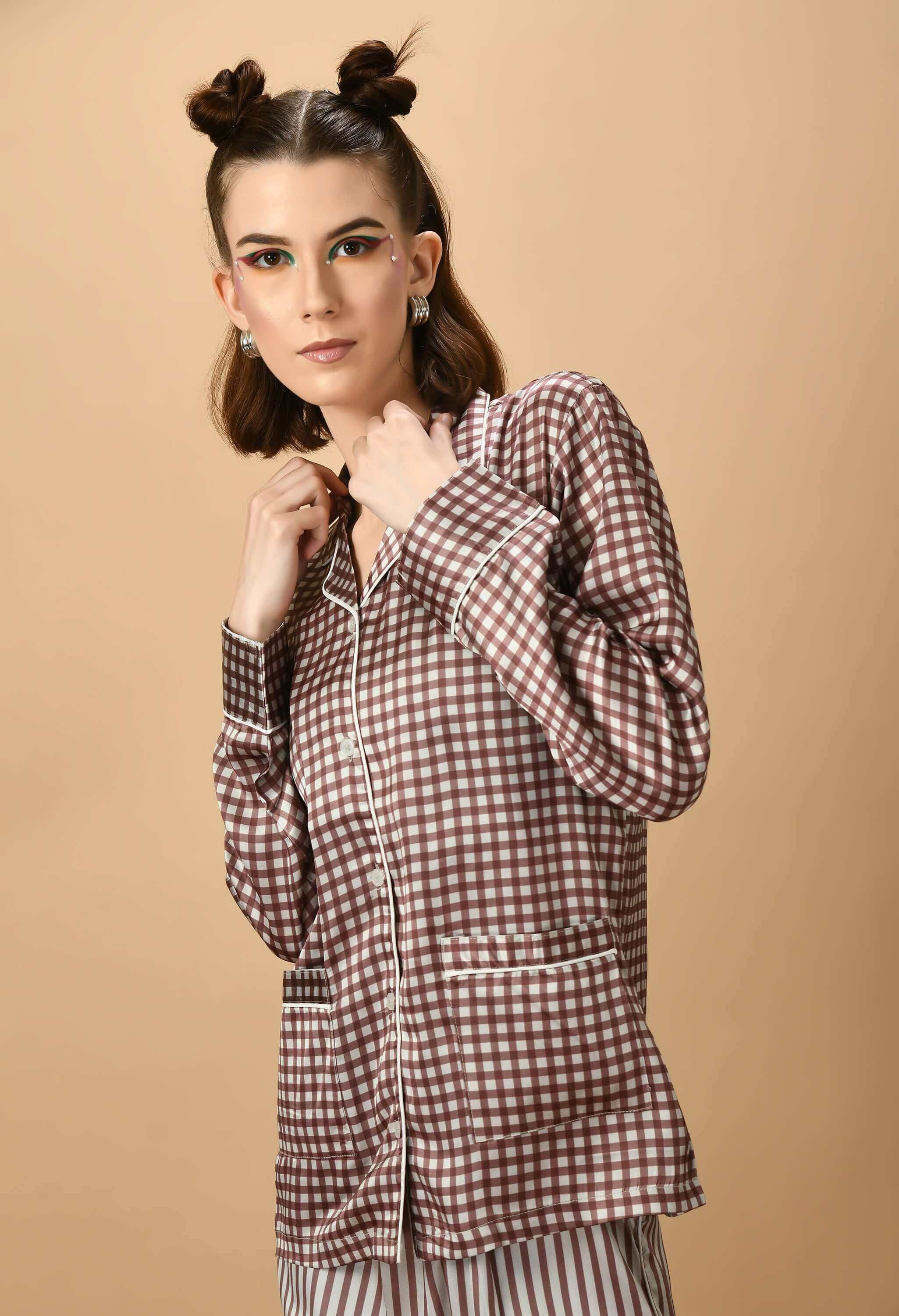 Brown_lines_women_s_co-ord_set_