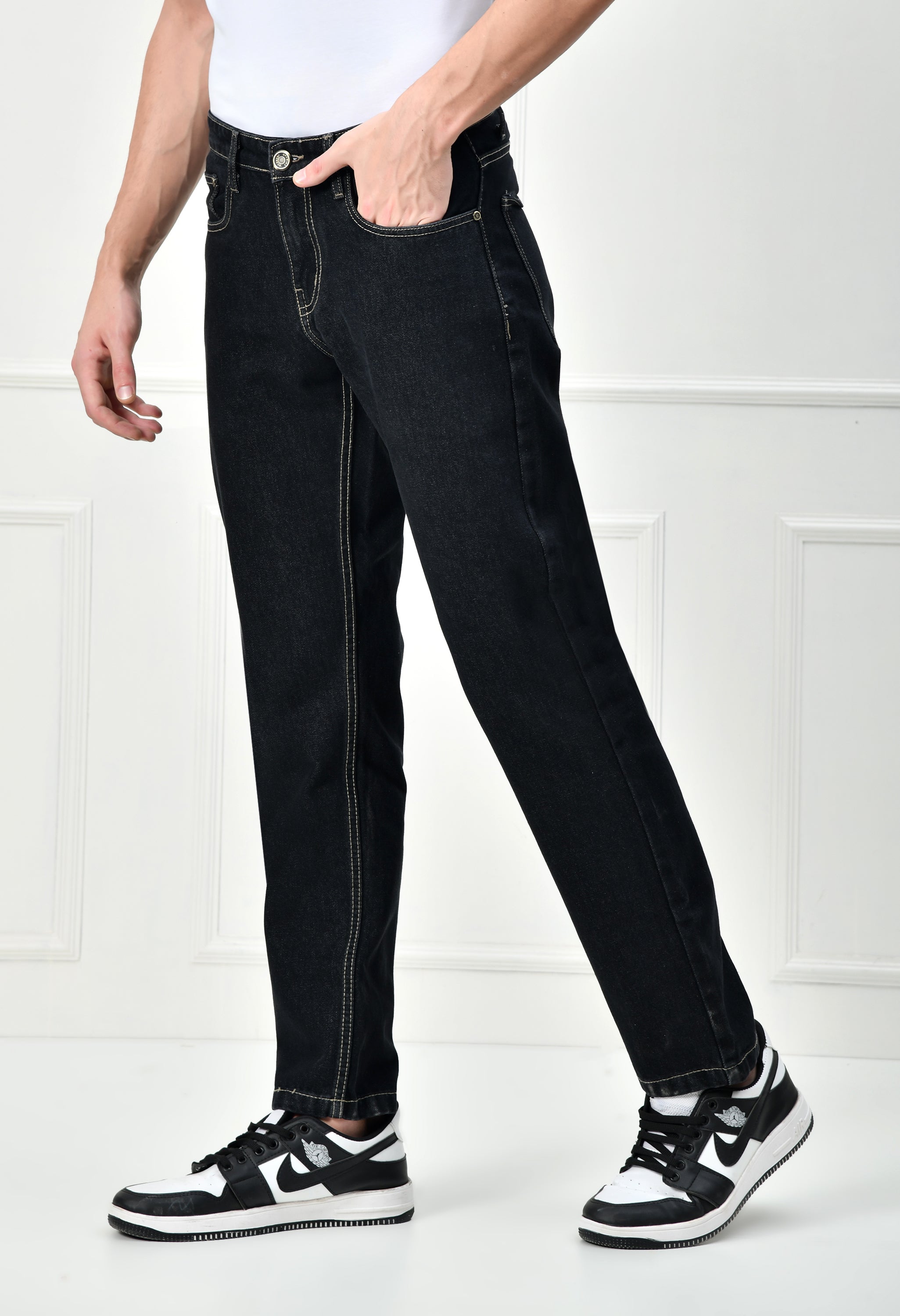 Regular FIt Denim Jeans By Offmint