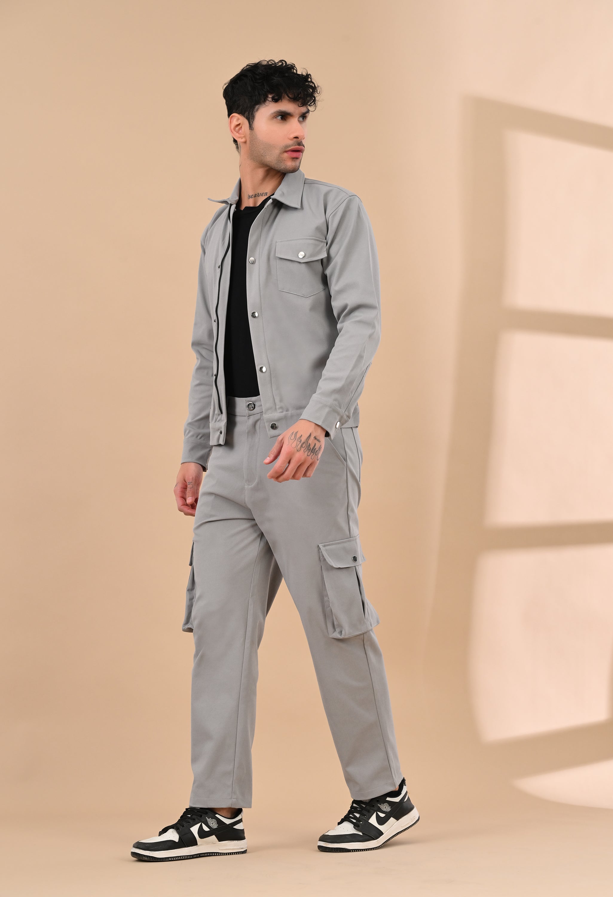 Grey Overshirt Overshirt