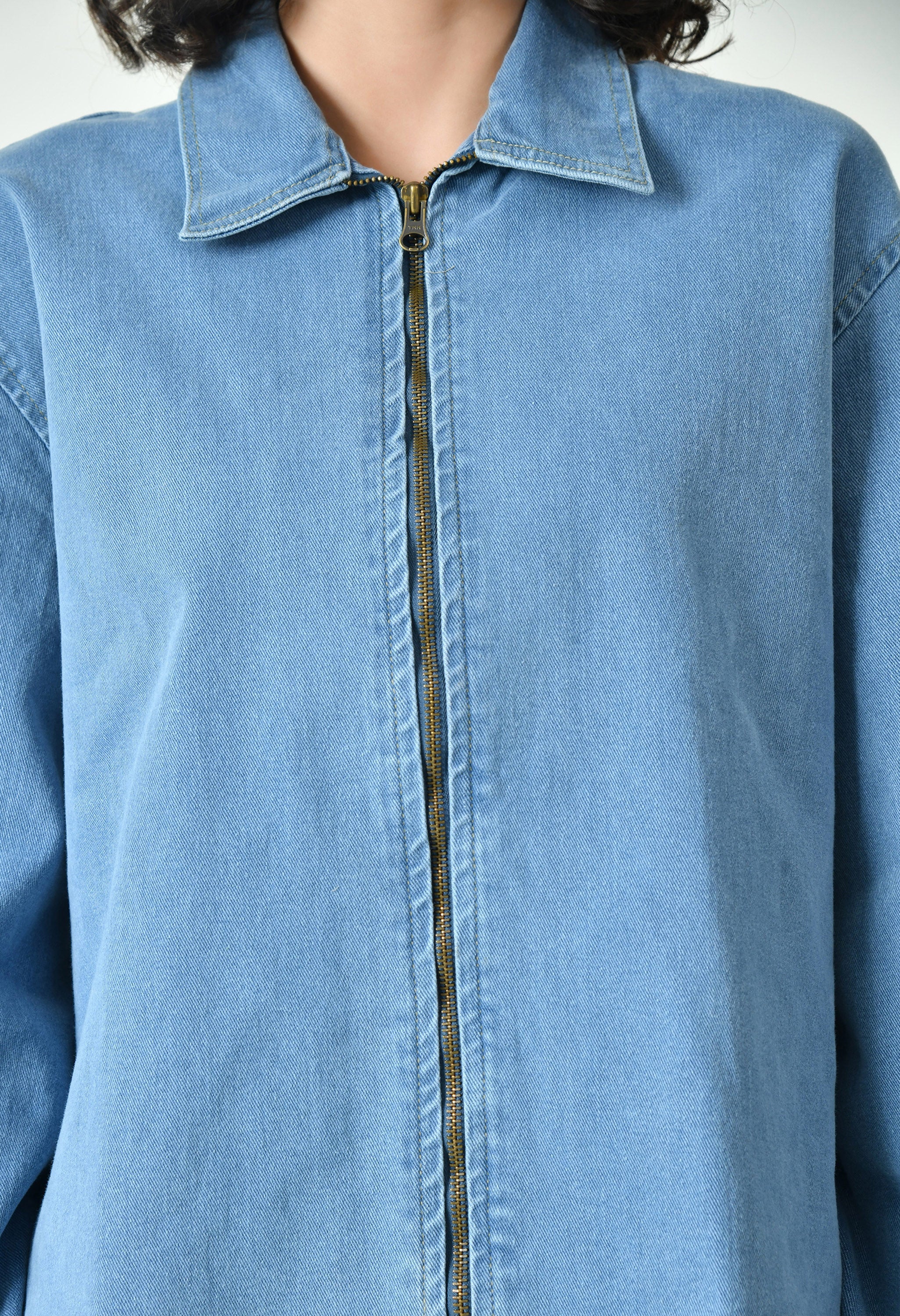 Spiral Ring Skyblue Jacket