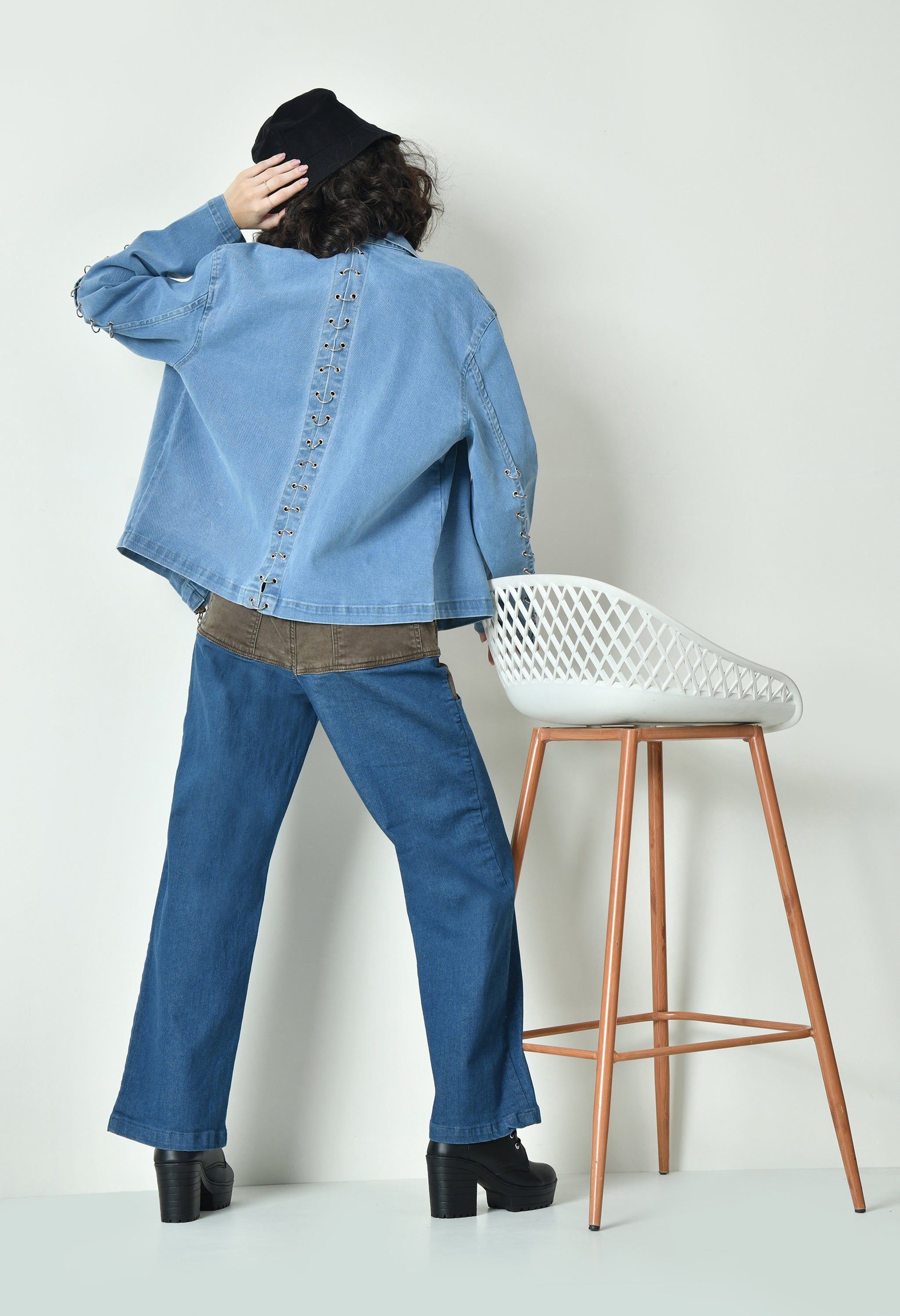 Spiral Ring Skyblue Jacket