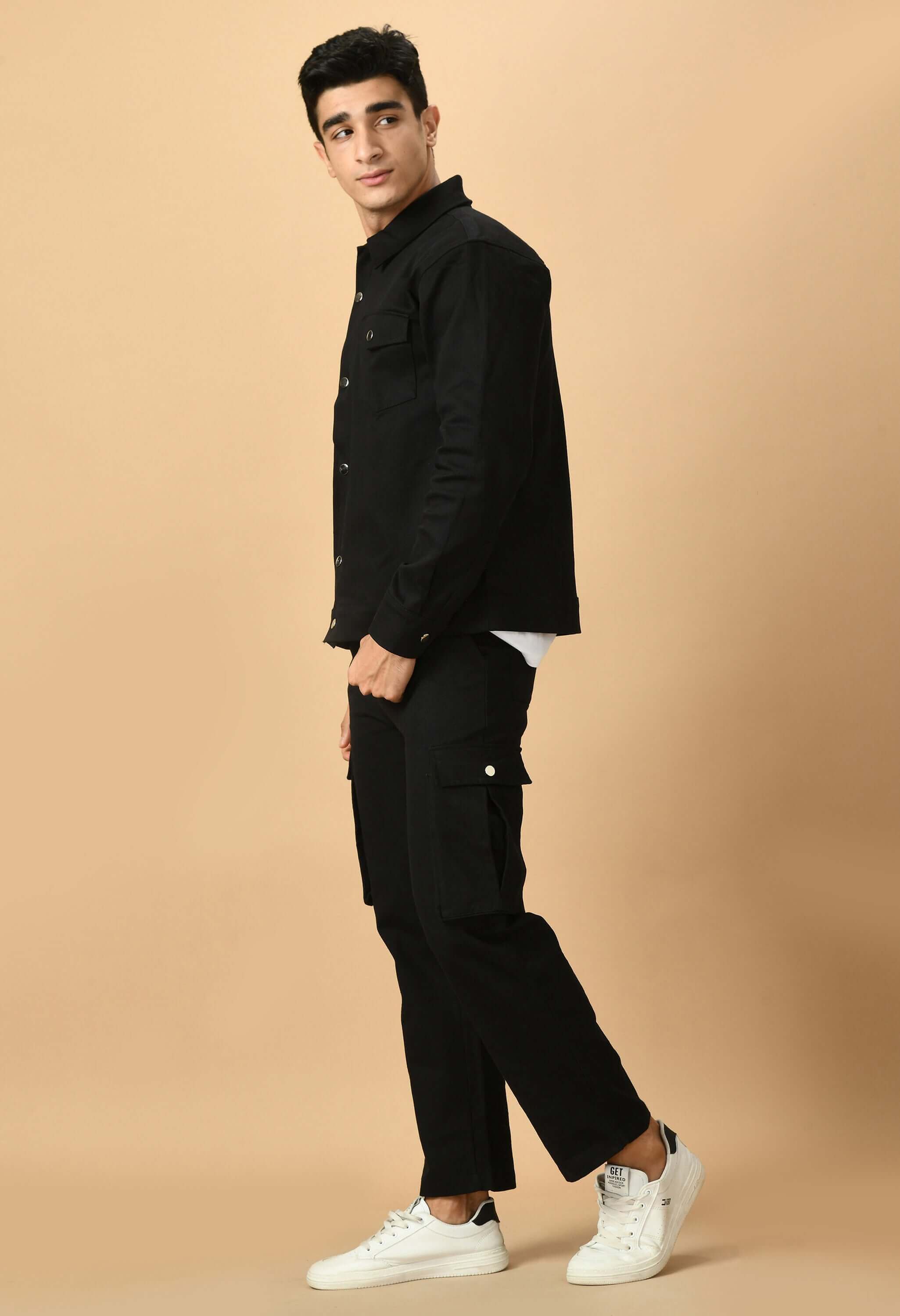Black Overshirt By Offmint