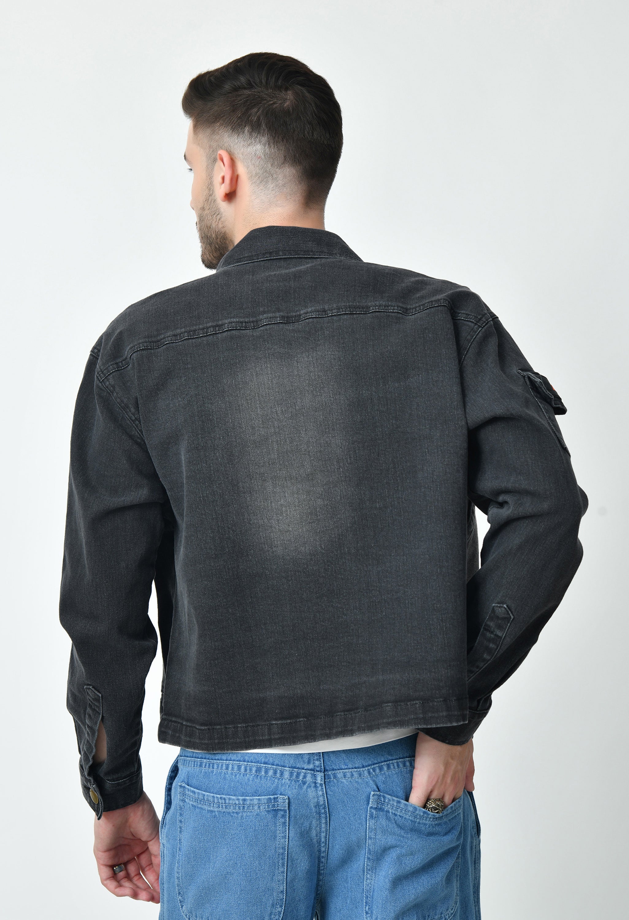 Charcoal oversized jacket